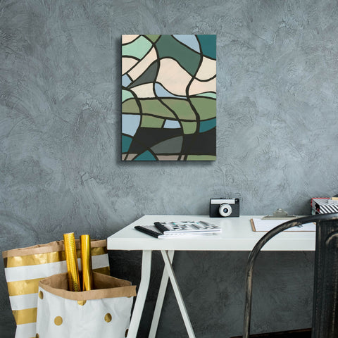 Image of 'Multicolor Stained Glass II' by Regina Moore, Canvas Wall Art,12 x 16