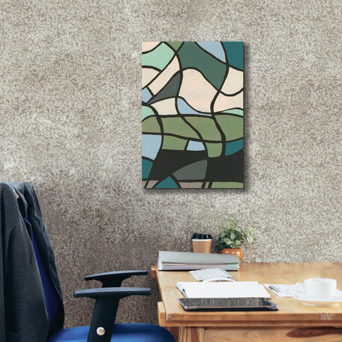 Image of 'Multicolor Stained Glass II' by Regina Moore, Canvas Wall Art,18 x 26