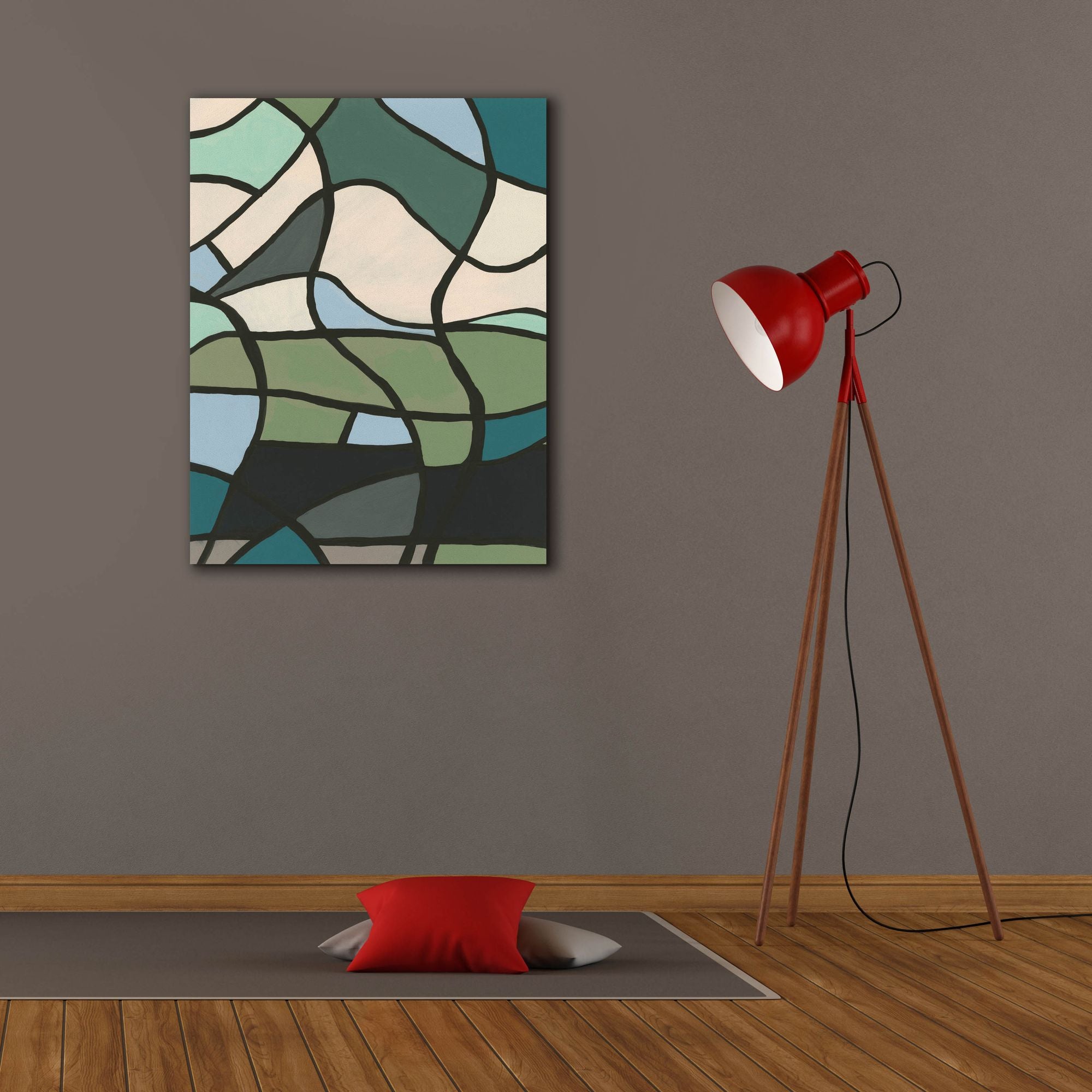 'Multicolor Stained Glass II' by Regina Moore, Canvas Wall Art,26 x 34
