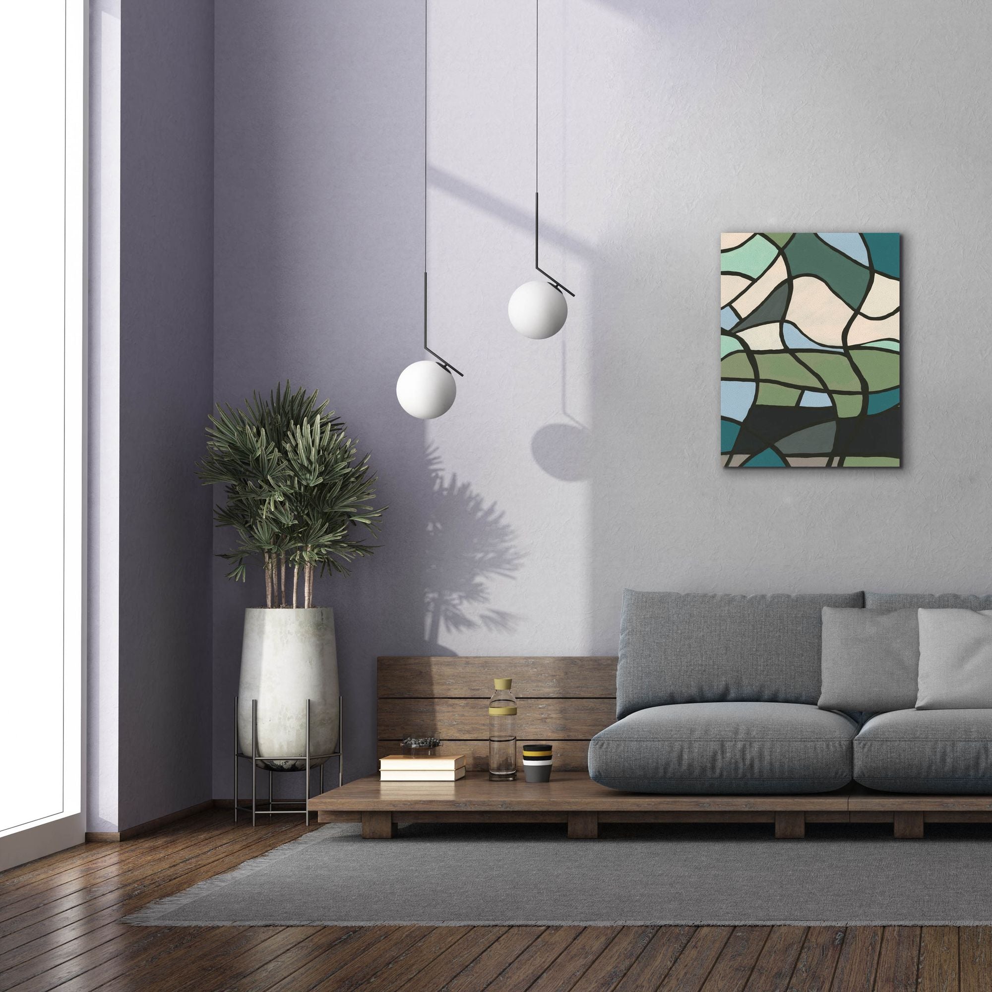 'Multicolor Stained Glass II' by Regina Moore, Canvas Wall Art,26 x 34