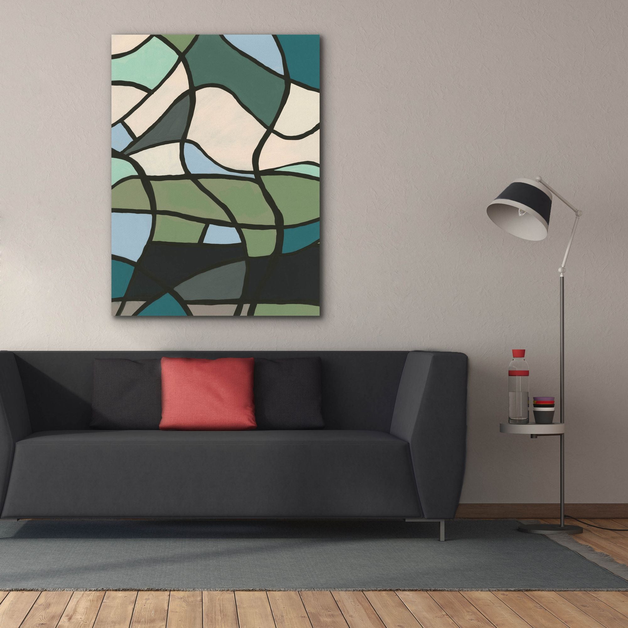 'Multicolor Stained Glass II' by Regina Moore, Canvas Wall Art,40x54