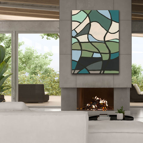 Image of 'Multicolor Stained Glass II' by Regina Moore, Canvas Wall Art,40x54