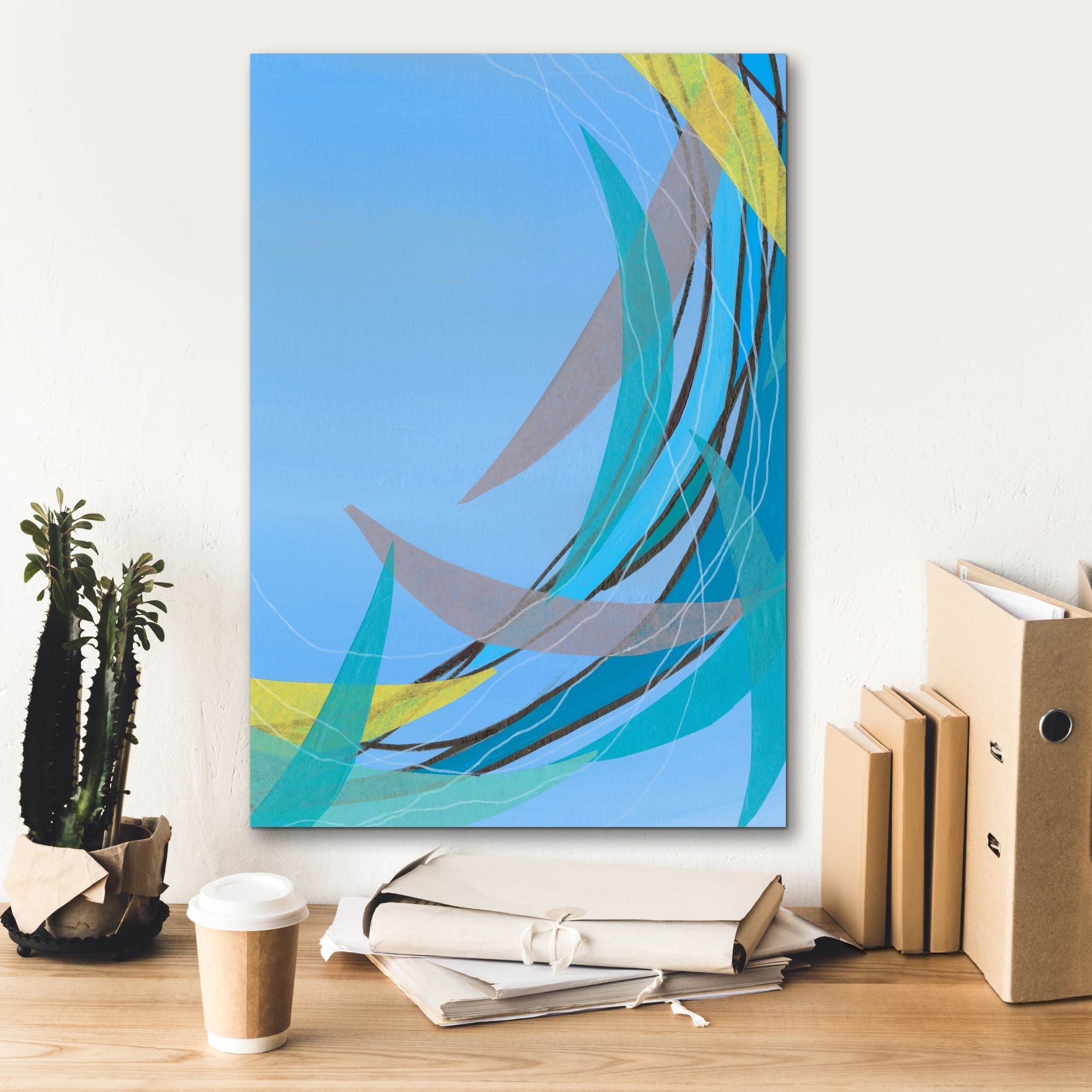 'Circulating Flow II' by Regina Moore, Canvas Wall Art,18 x 26