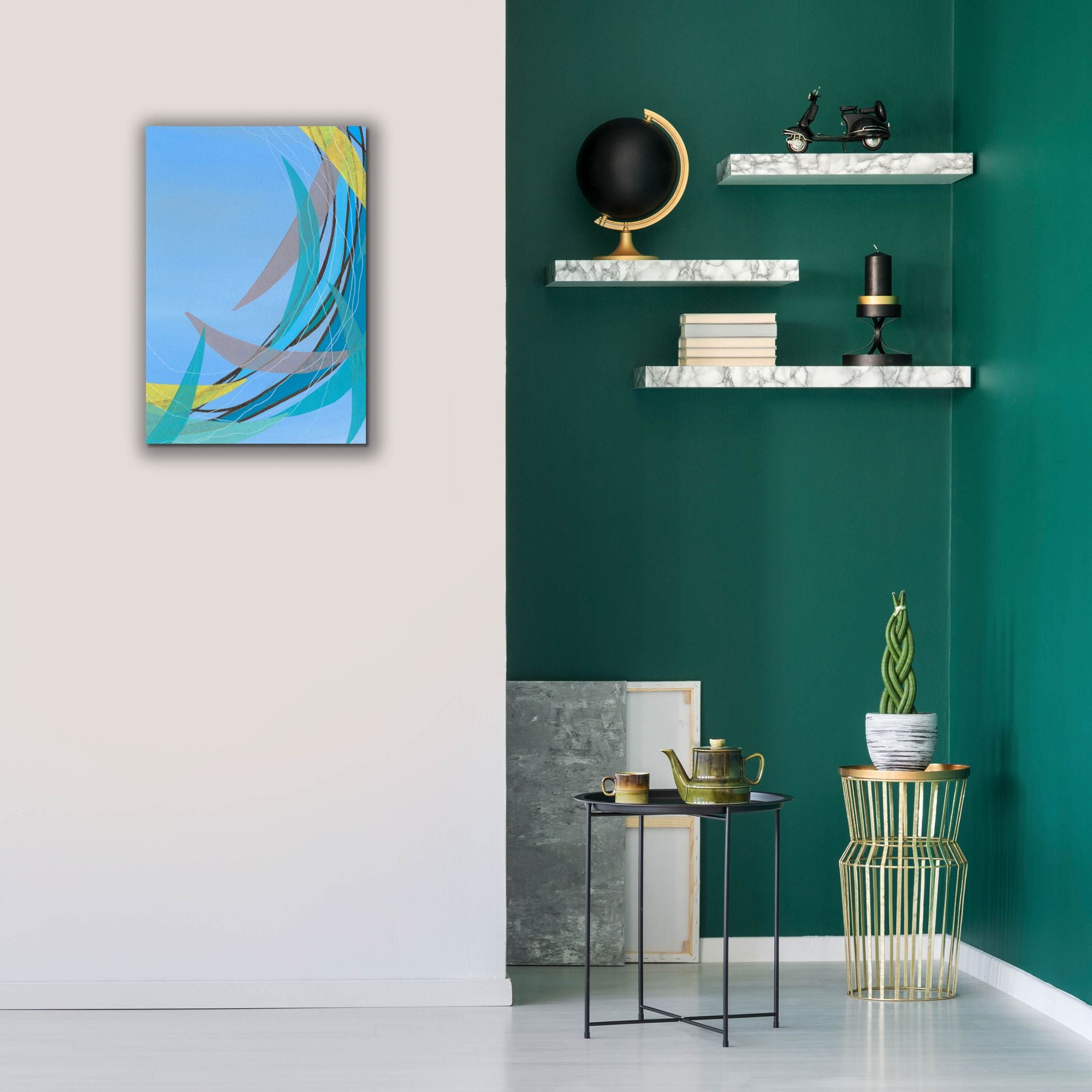 'Circulating Flow II' by Regina Moore, Canvas Wall Art,18 x 26