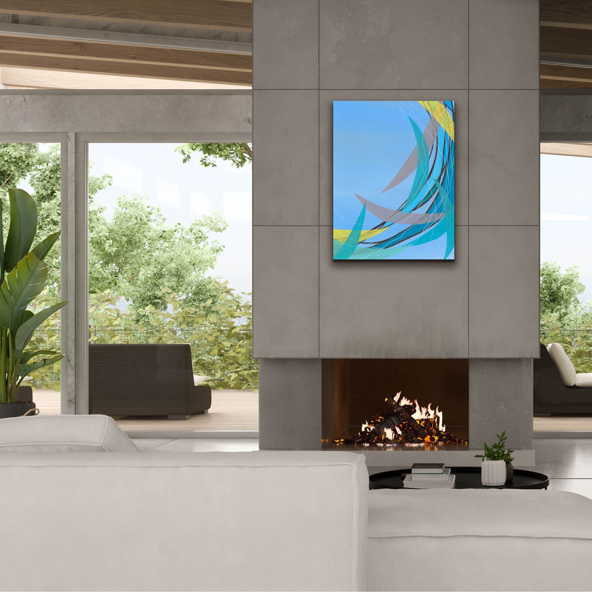 'Circulating Flow II' by Regina Moore, Canvas Wall Art,26 x 34