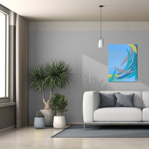 'Circulating Flow II' by Regina Moore, Canvas Wall Art,26 x 34