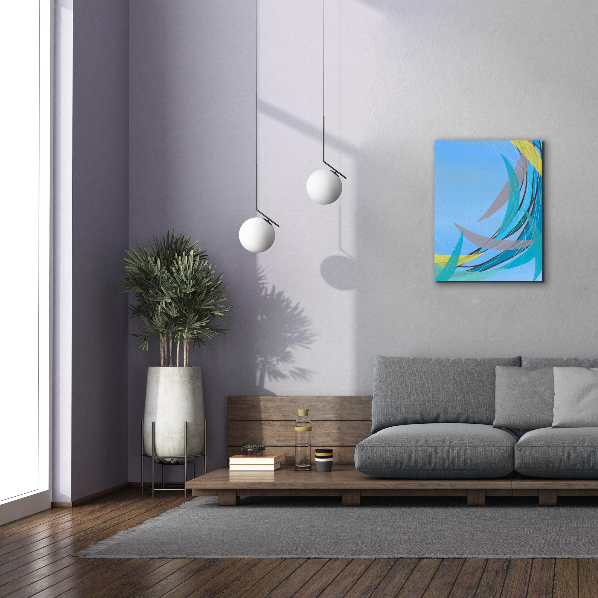 'Circulating Flow II' by Regina Moore, Canvas Wall Art,26 x 34
