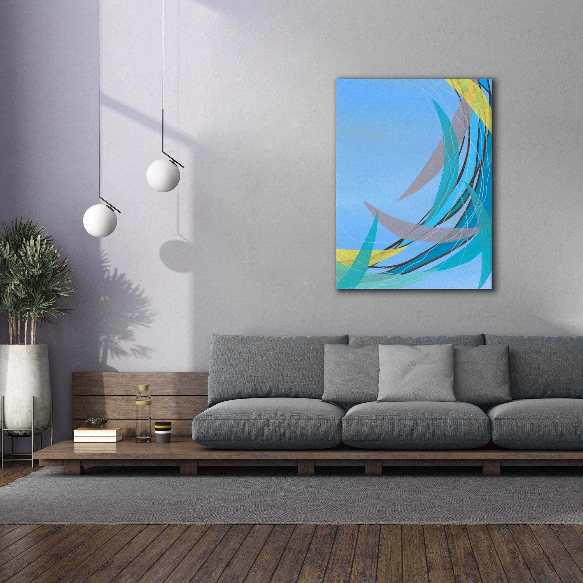 'Circulating Flow II' by Regina Moore, Canvas Wall Art,40x54