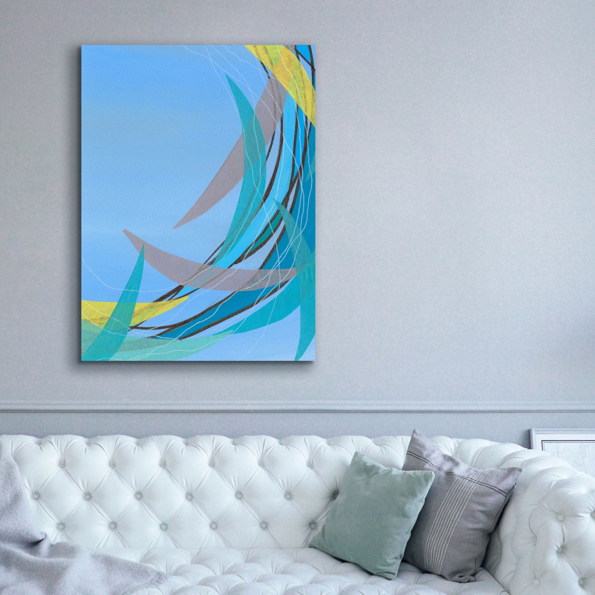 'Circulating Flow II' by Regina Moore, Canvas Wall Art,40x54