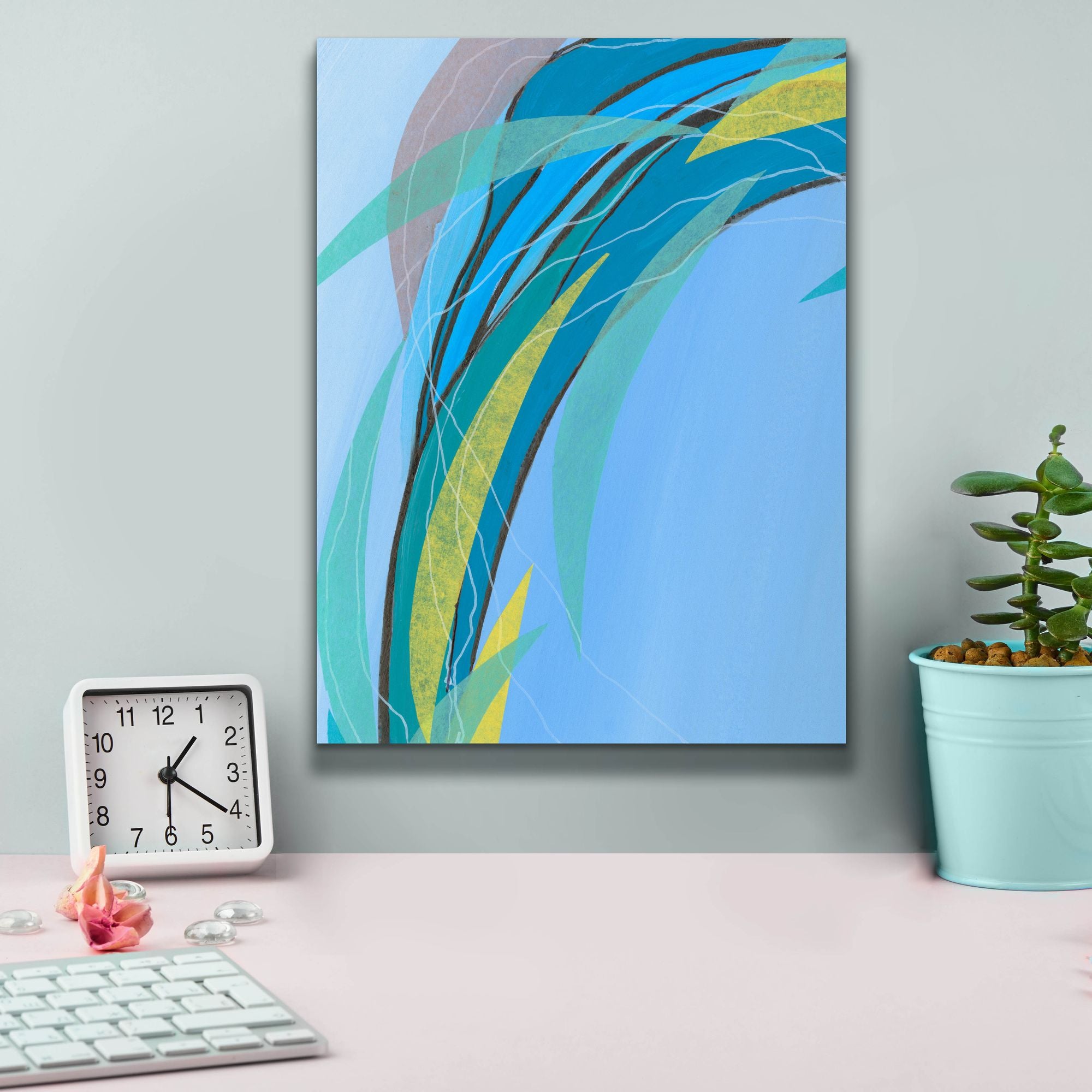 'Circulating Flow III' by Regina Moore, Canvas Wall Art,12 x 16