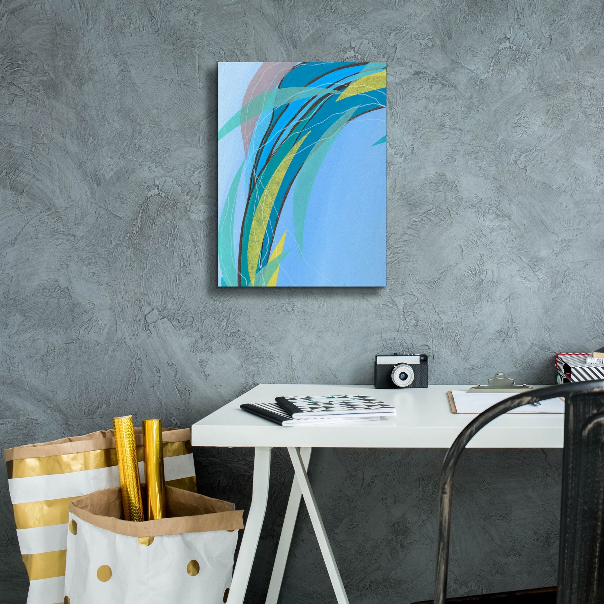 'Circulating Flow III' by Regina Moore, Canvas Wall Art,12 x 16