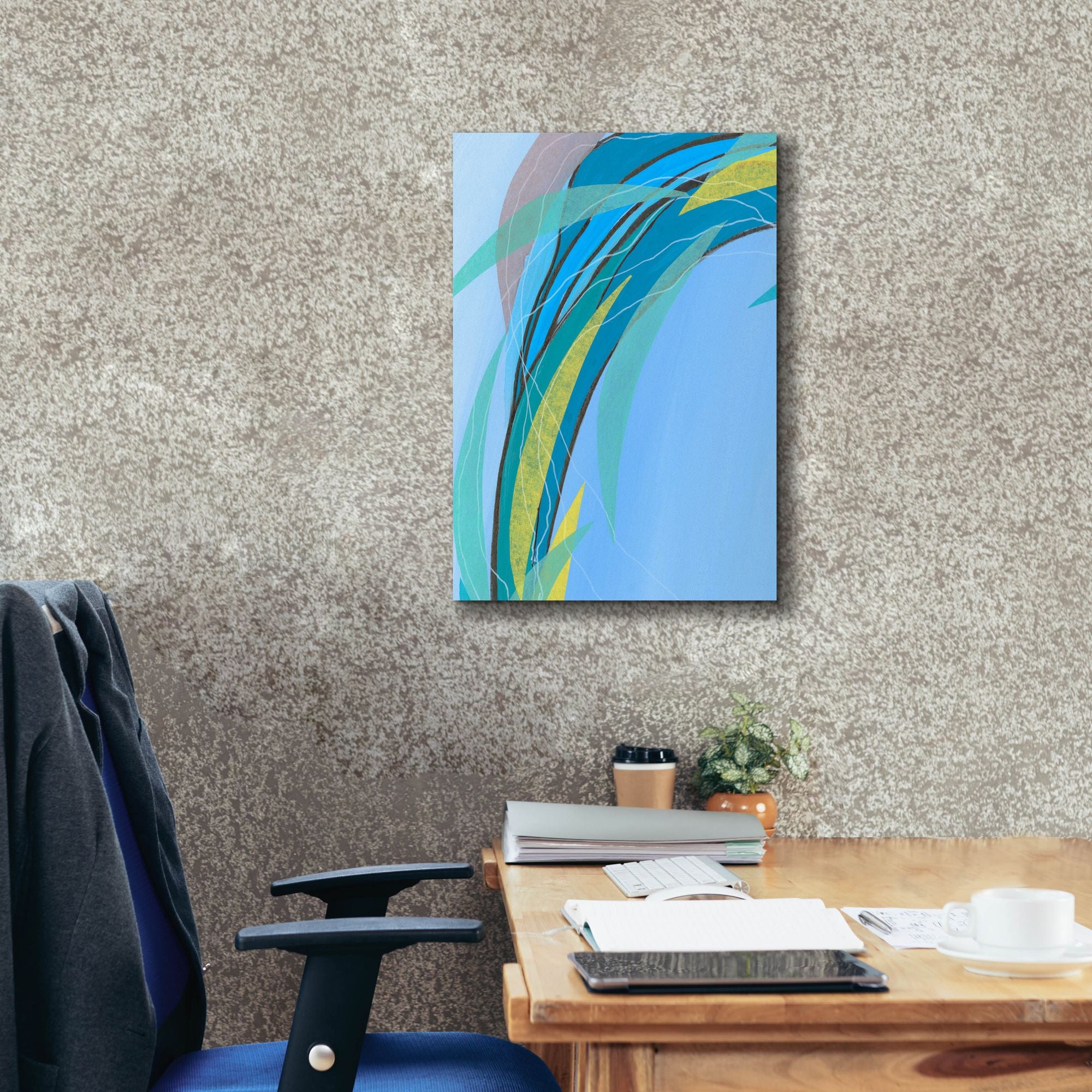 'Circulating Flow III' by Regina Moore, Canvas Wall Art,18 x 26