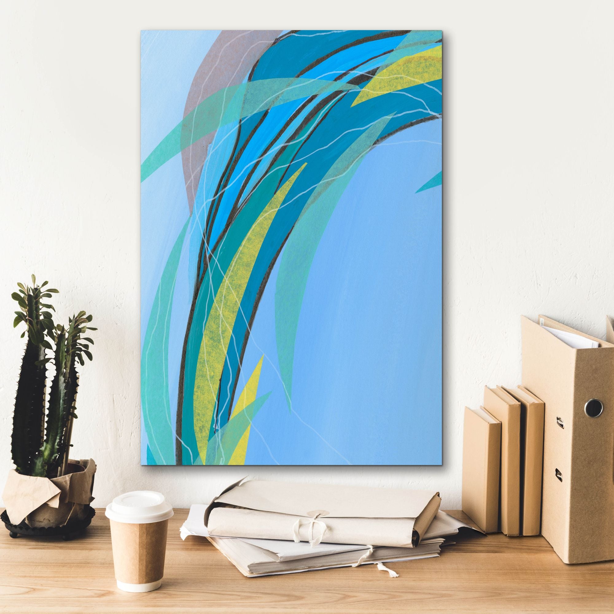 'Circulating Flow III' by Regina Moore, Canvas Wall Art,18 x 26