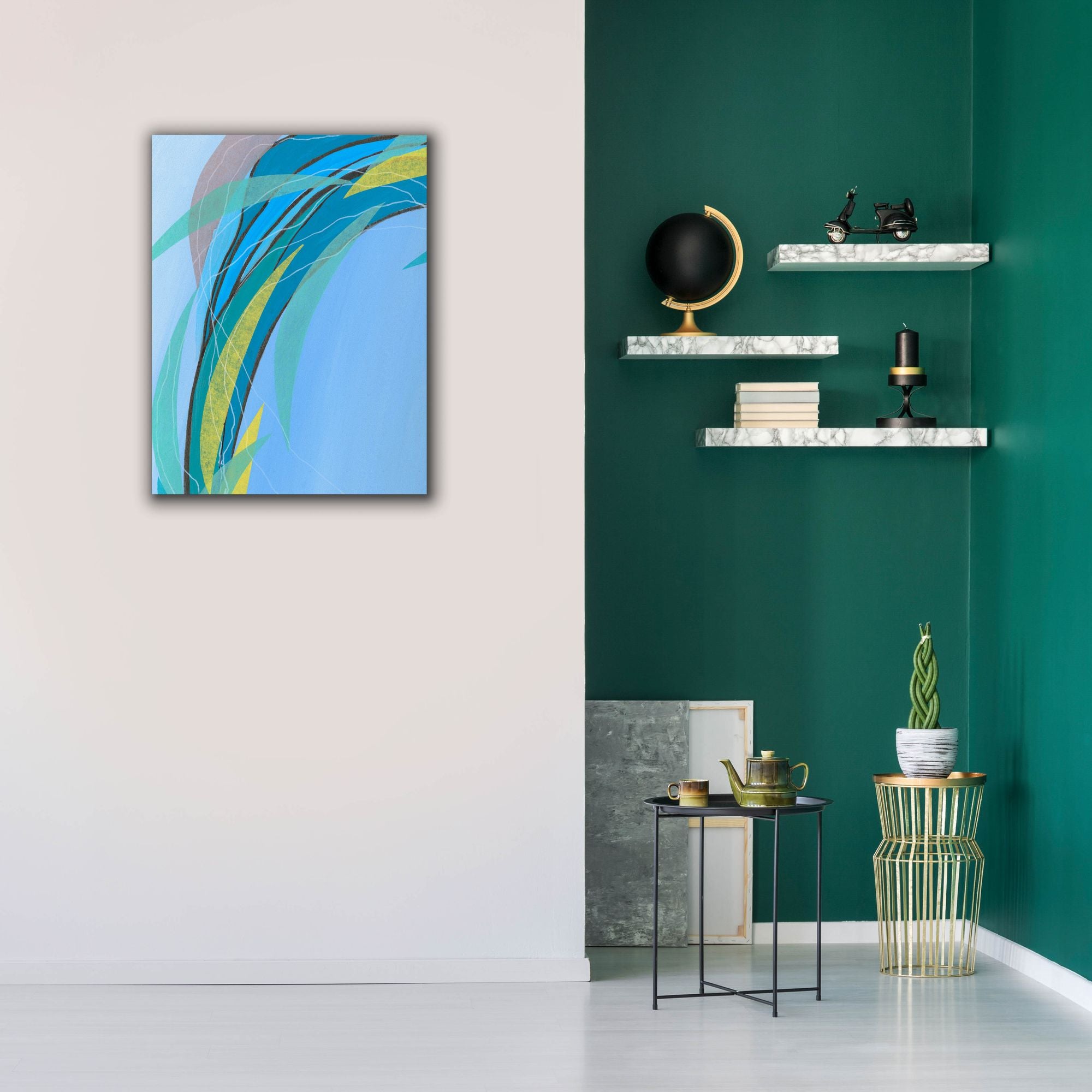 'Circulating Flow III' by Regina Moore, Canvas Wall Art,26 x 34