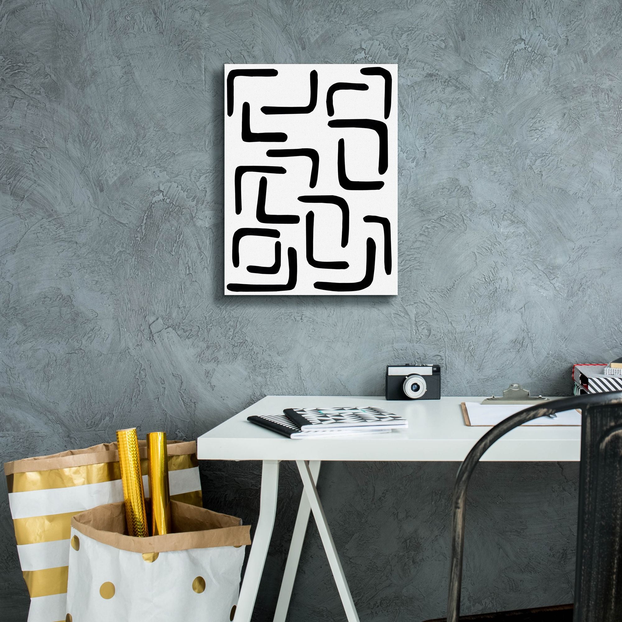 'Shuffle III' by Regina Moore, Canvas Wall Art,12 x 16