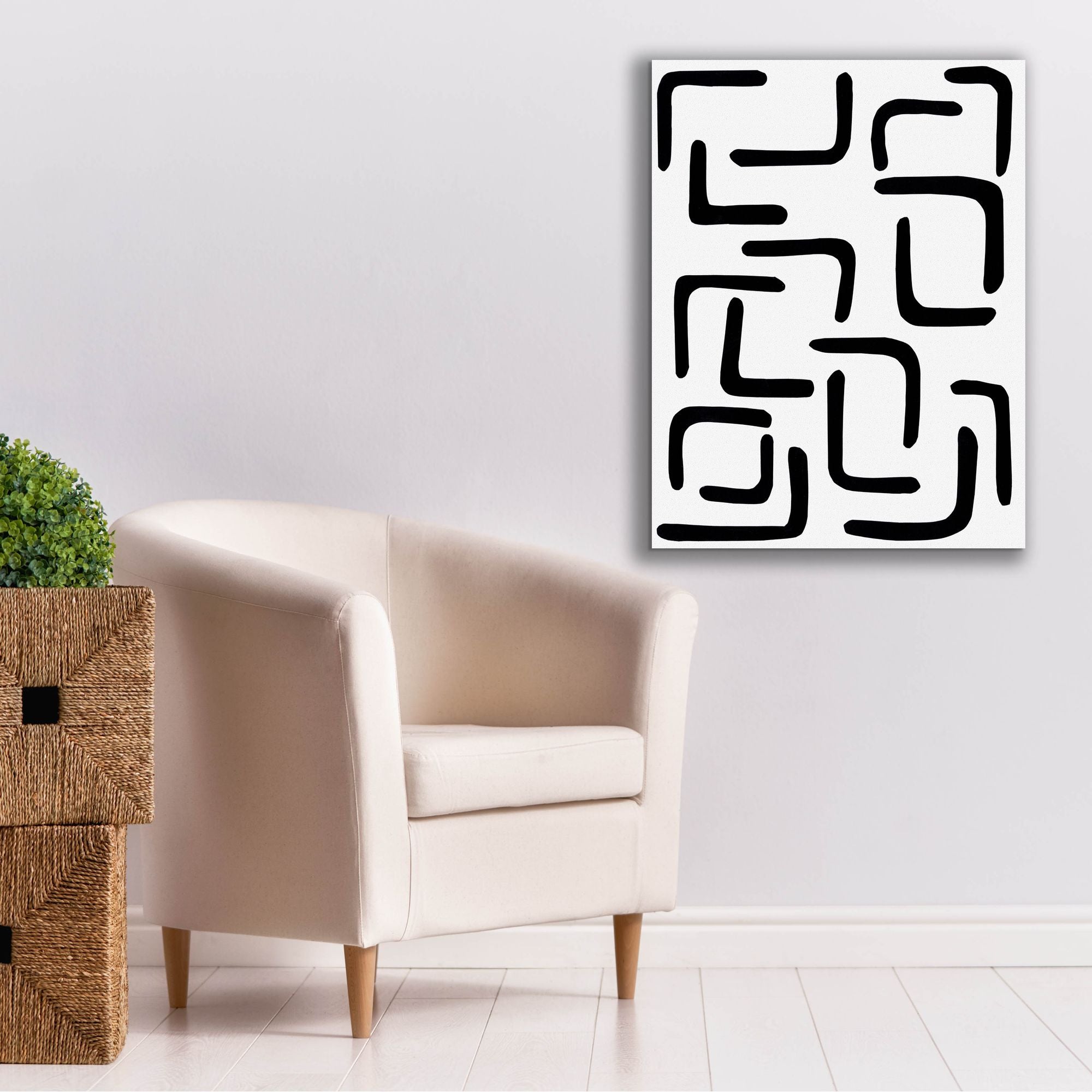'Shuffle III' by Regina Moore, Canvas Wall Art,26 x 34