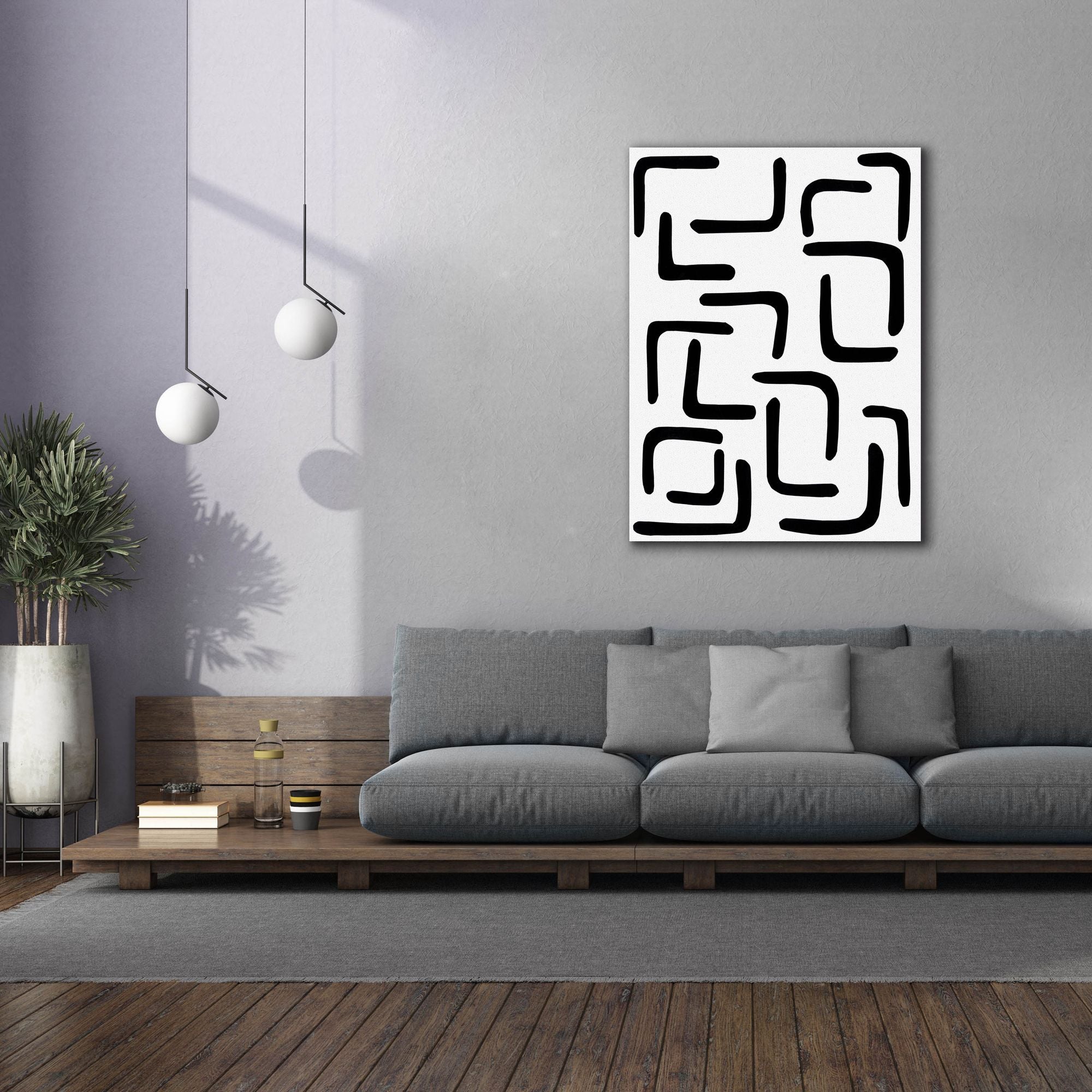 'Shuffle III' by Regina Moore, Canvas Wall Art,40x54