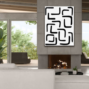 'Shuffle III' by Regina Moore, Canvas Wall Art,40x54