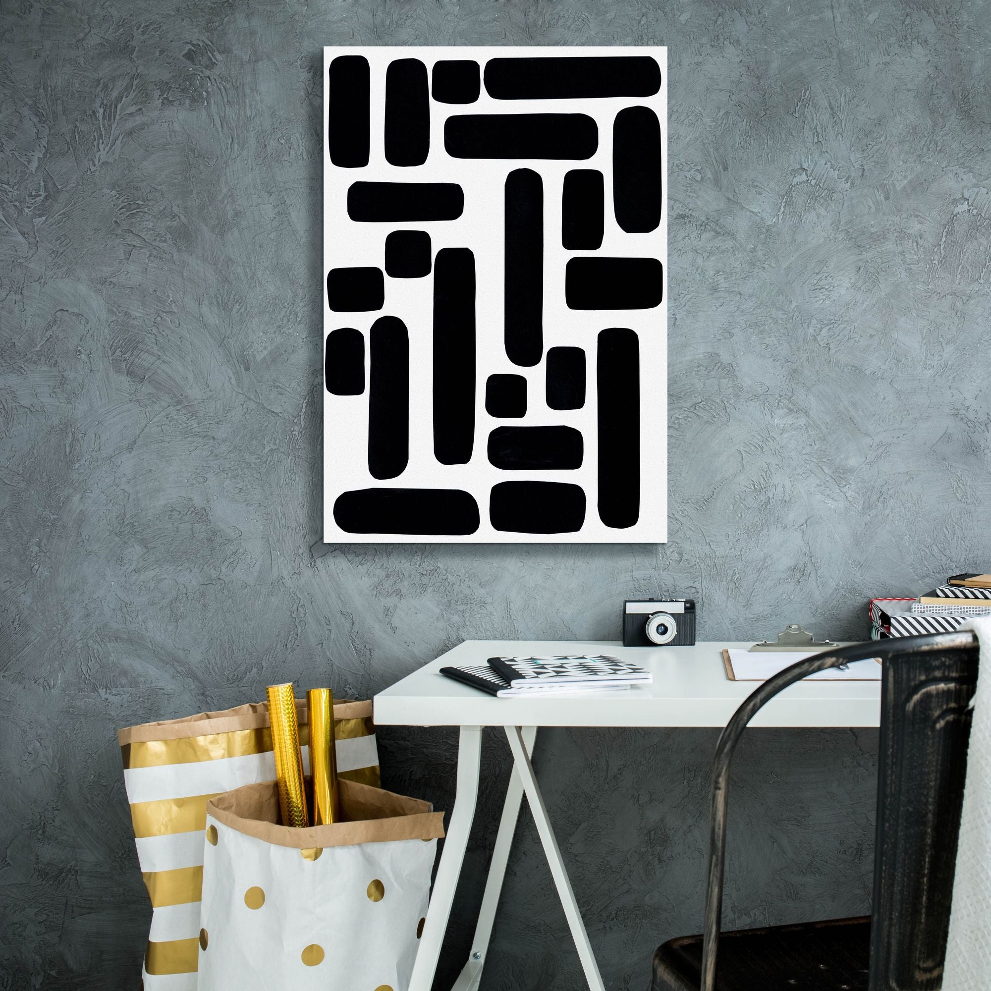 'Shuffle IV' by Regina Moore, Canvas Wall Art,18 x 26