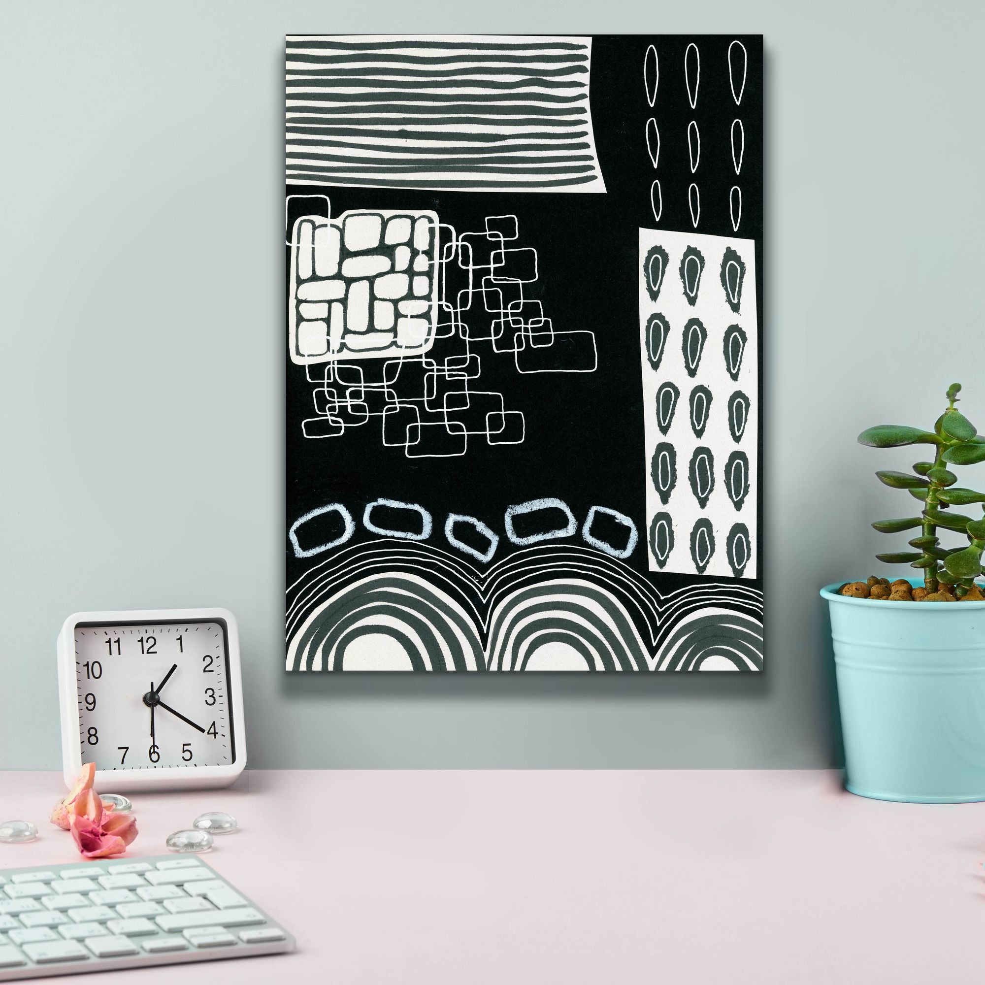 'B&W Fun IV' by Regina Moore, Canvas Wall Art,12 x 16