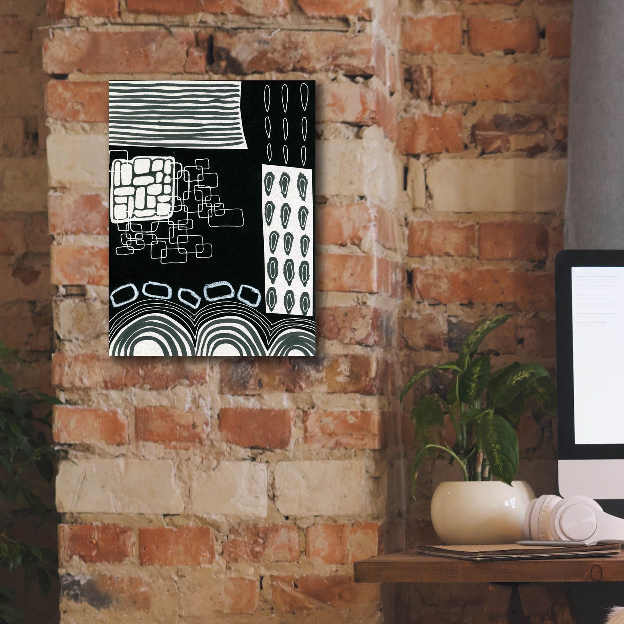 'B&W Fun IV' by Regina Moore, Canvas Wall Art,12 x 16