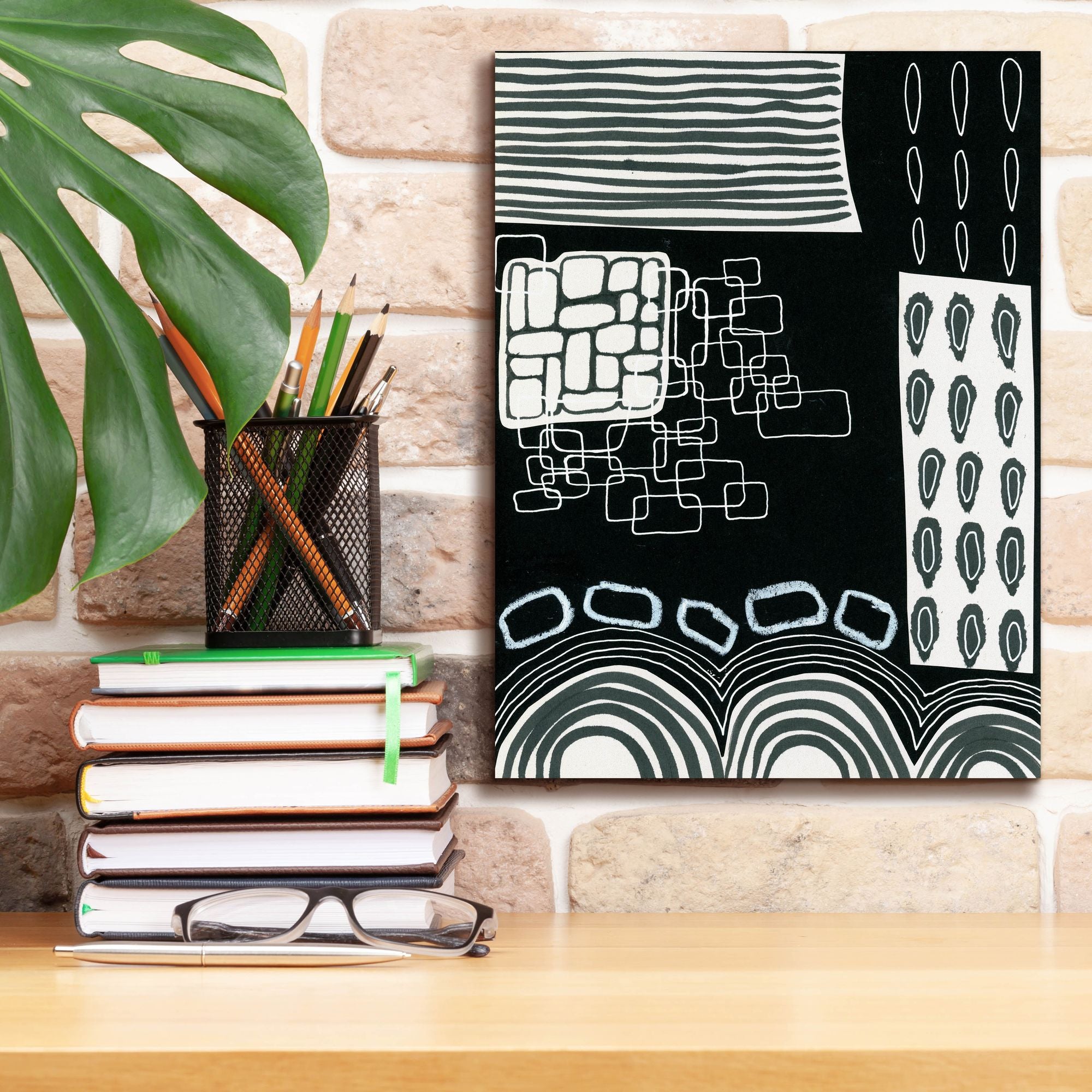 'B&W Fun IV' by Regina Moore, Canvas Wall Art,12 x 16