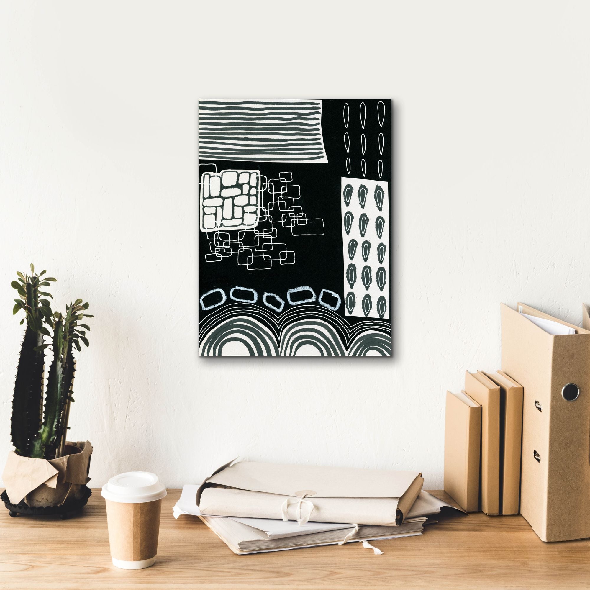 'B&W Fun IV' by Regina Moore, Canvas Wall Art,12 x 16