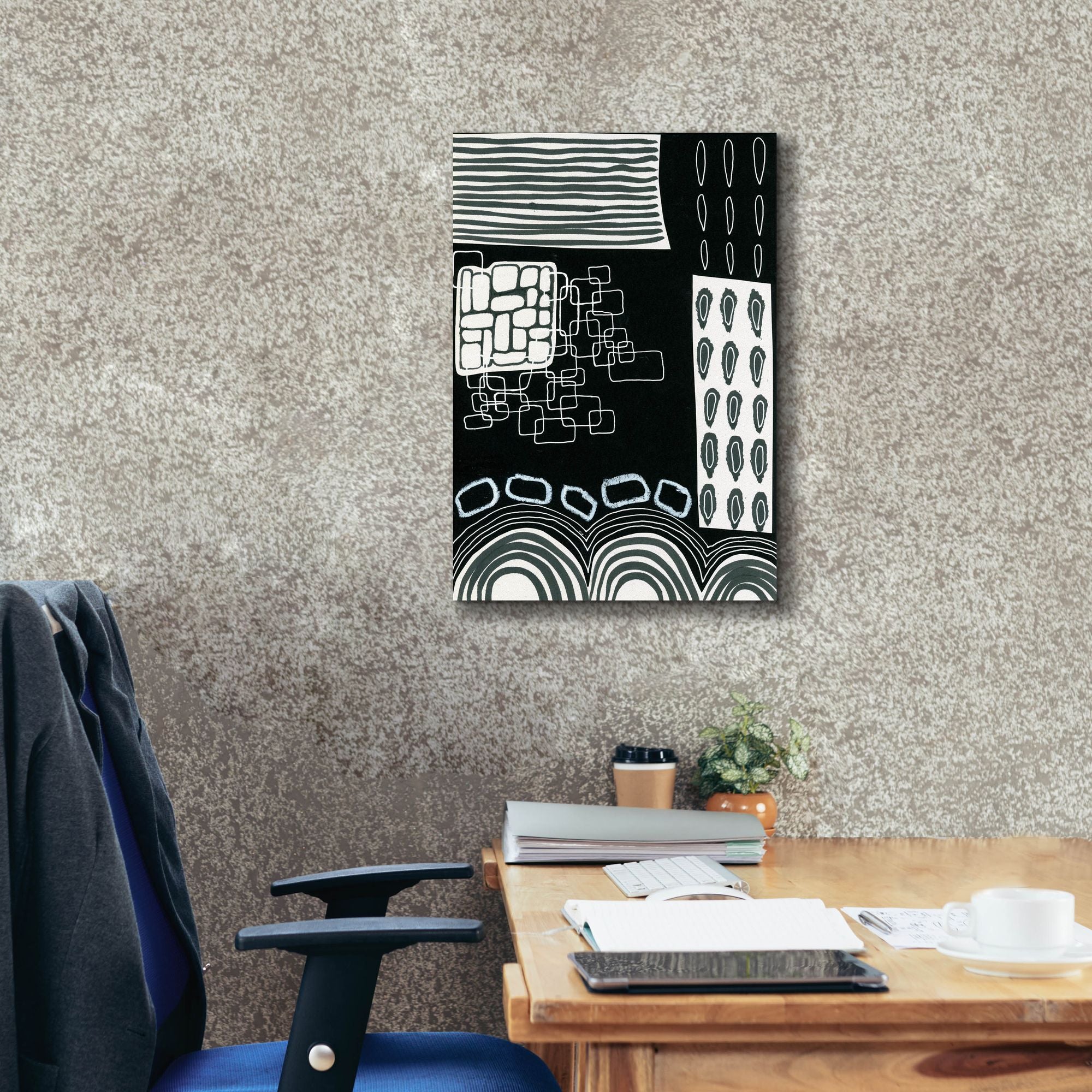 'B&W Fun IV' by Regina Moore, Canvas Wall Art,18 x 26