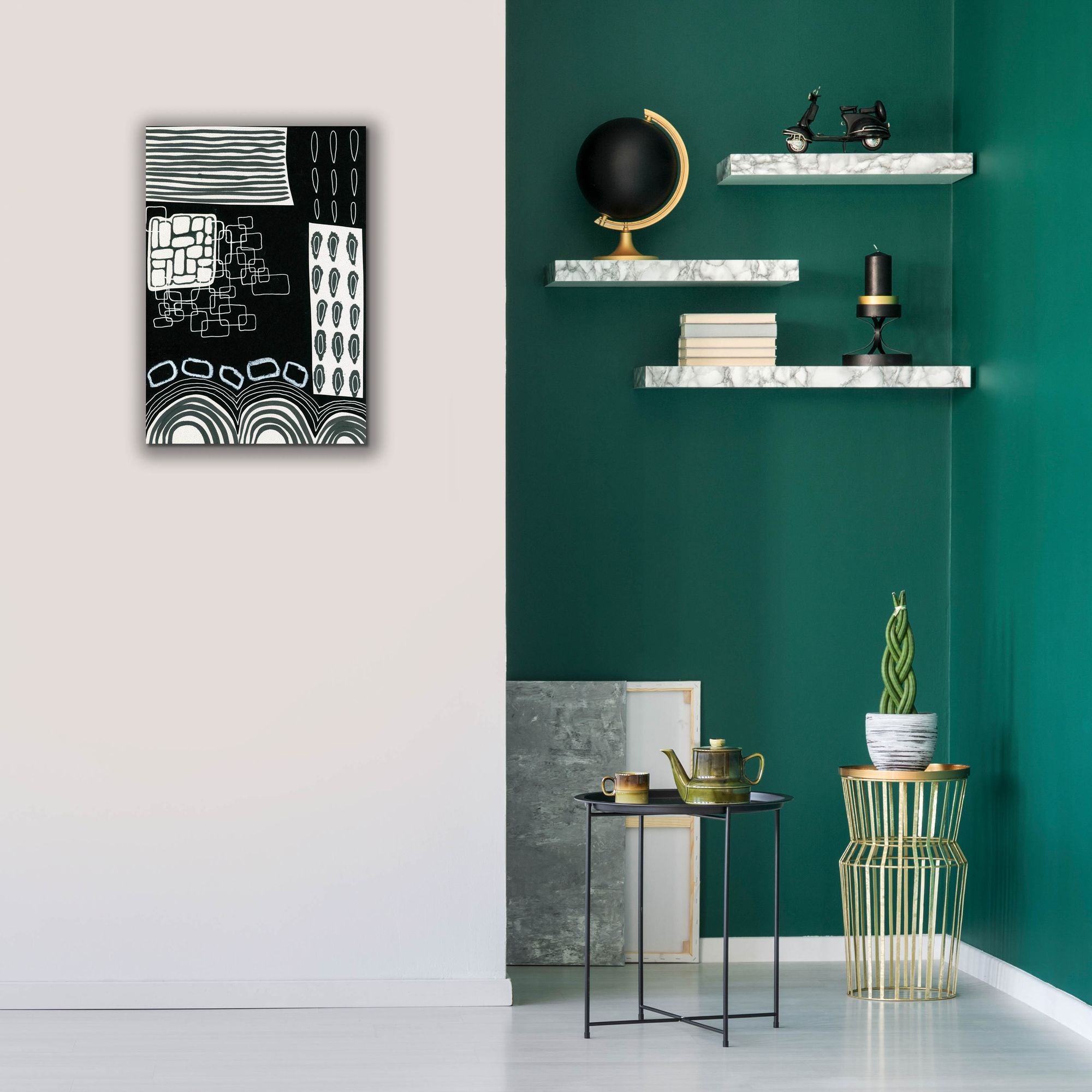 'B&W Fun IV' by Regina Moore, Canvas Wall Art,18 x 26