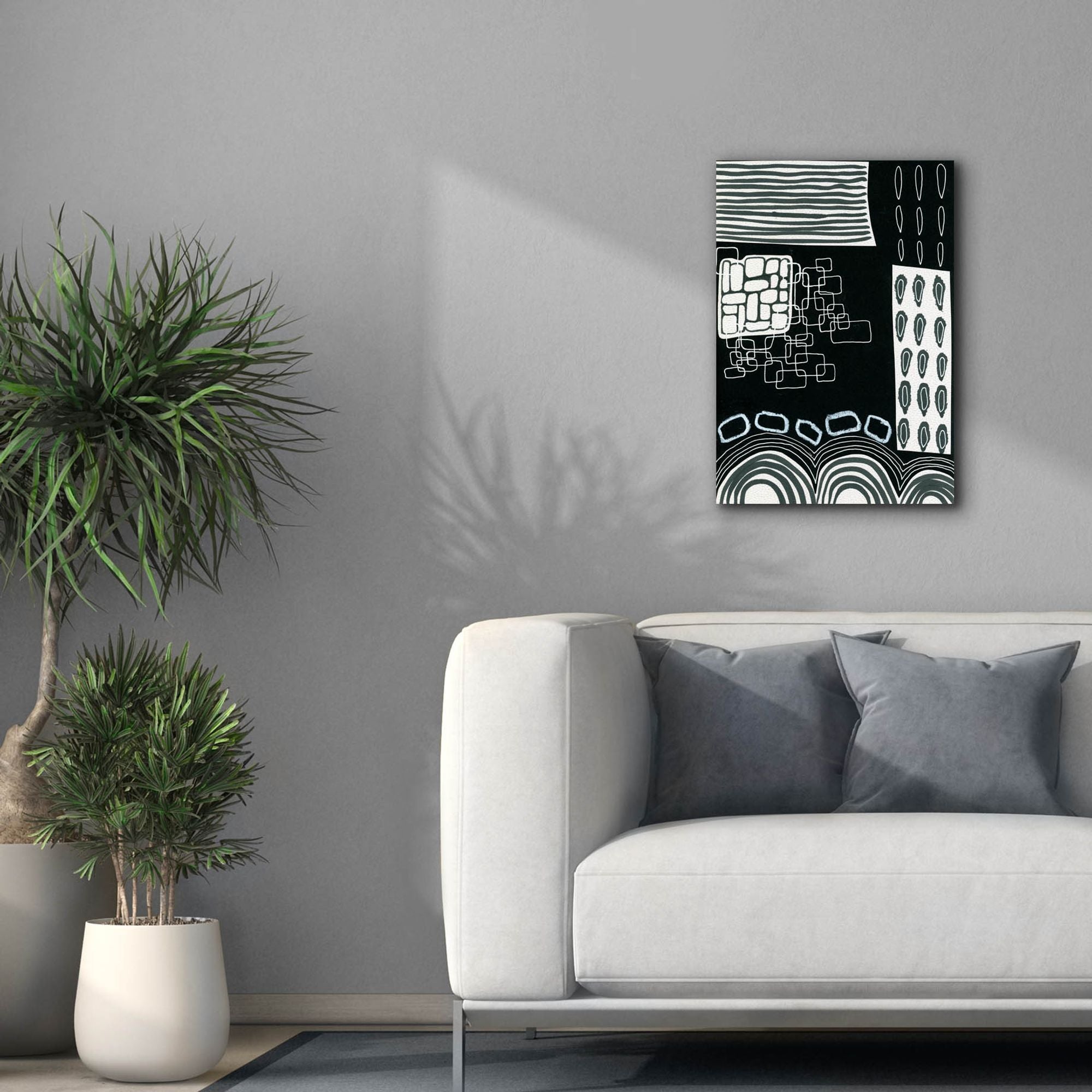 'B&W Fun IV' by Regina Moore, Canvas Wall Art,18 x 26