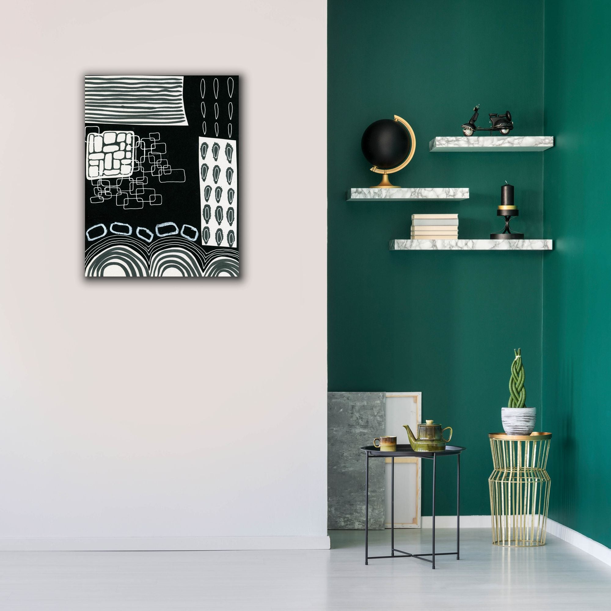 'B&W Fun IV' by Regina Moore, Canvas Wall Art,26 x 34