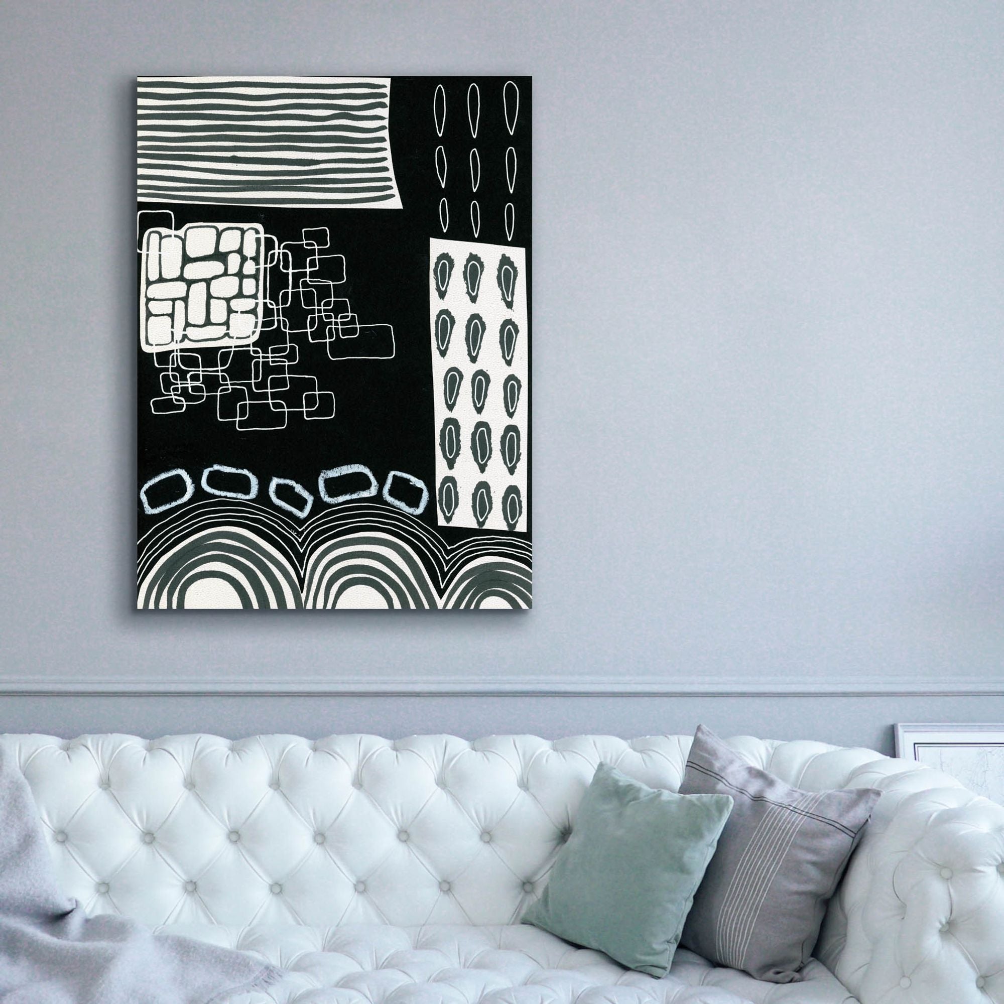 'B&W Fun IV' by Regina Moore, Canvas Wall Art,40x54