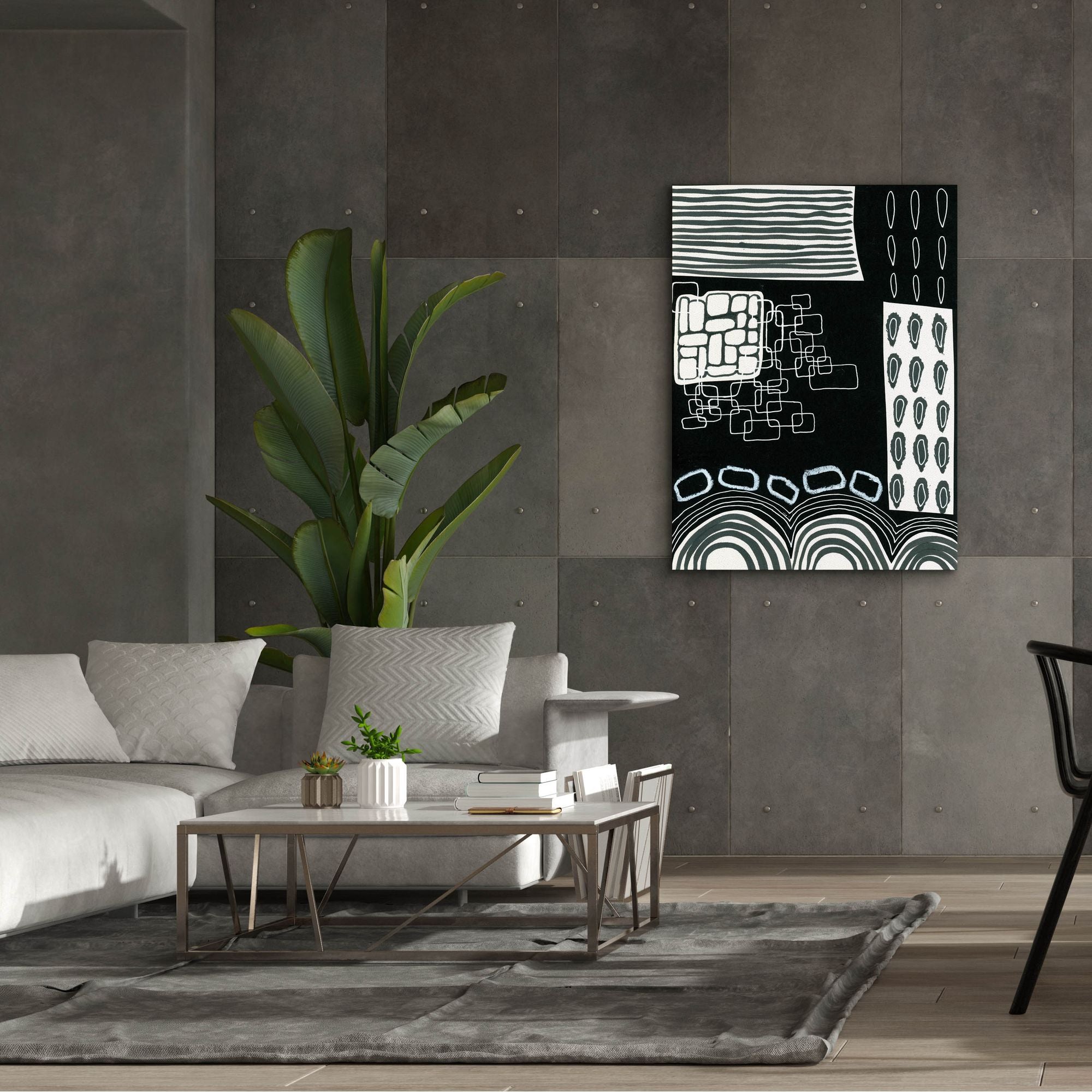 'B&W Fun IV' by Regina Moore, Canvas Wall Art,40x54