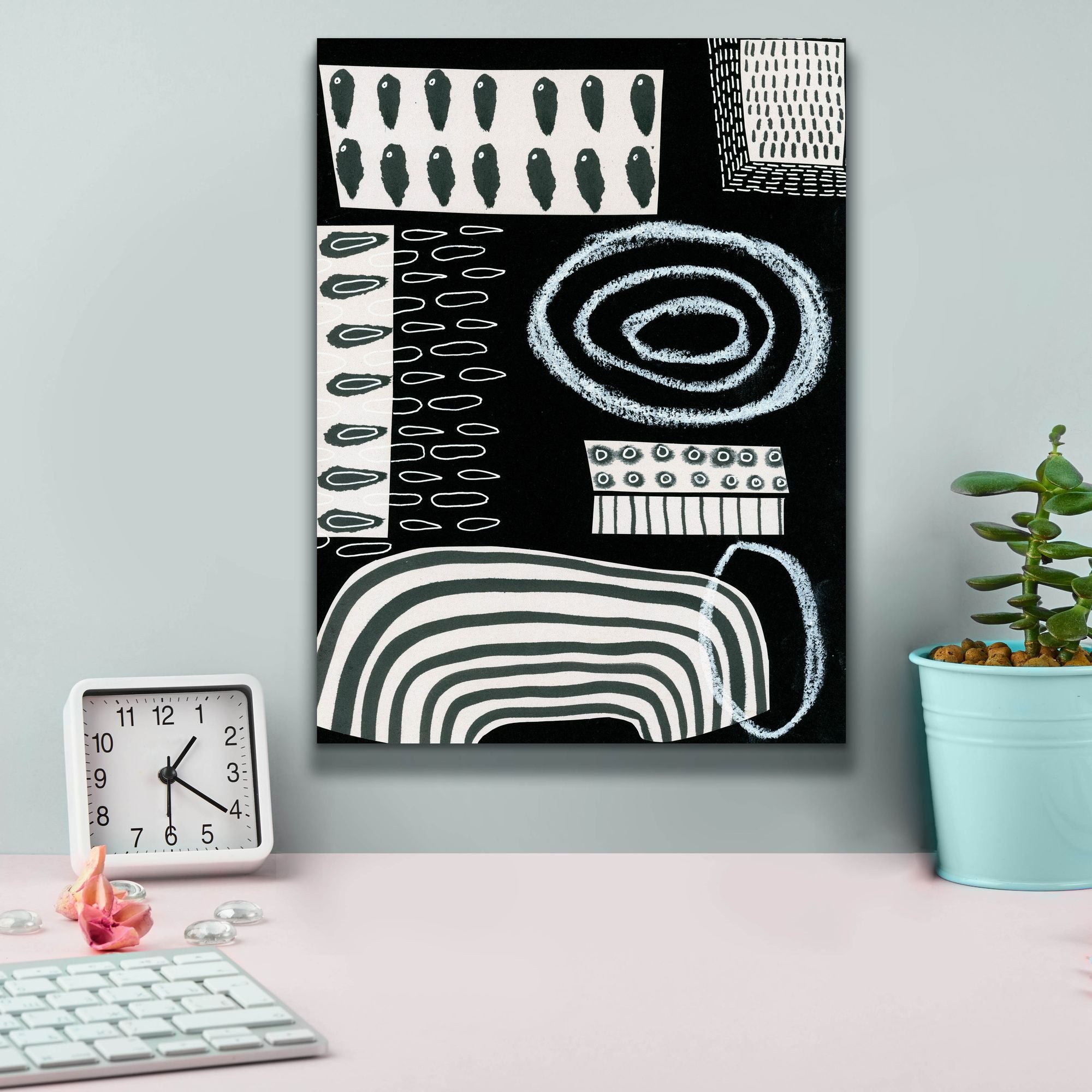 'B&W Fun VI' by Regina Moore, Canvas Wall Art,12 x 16