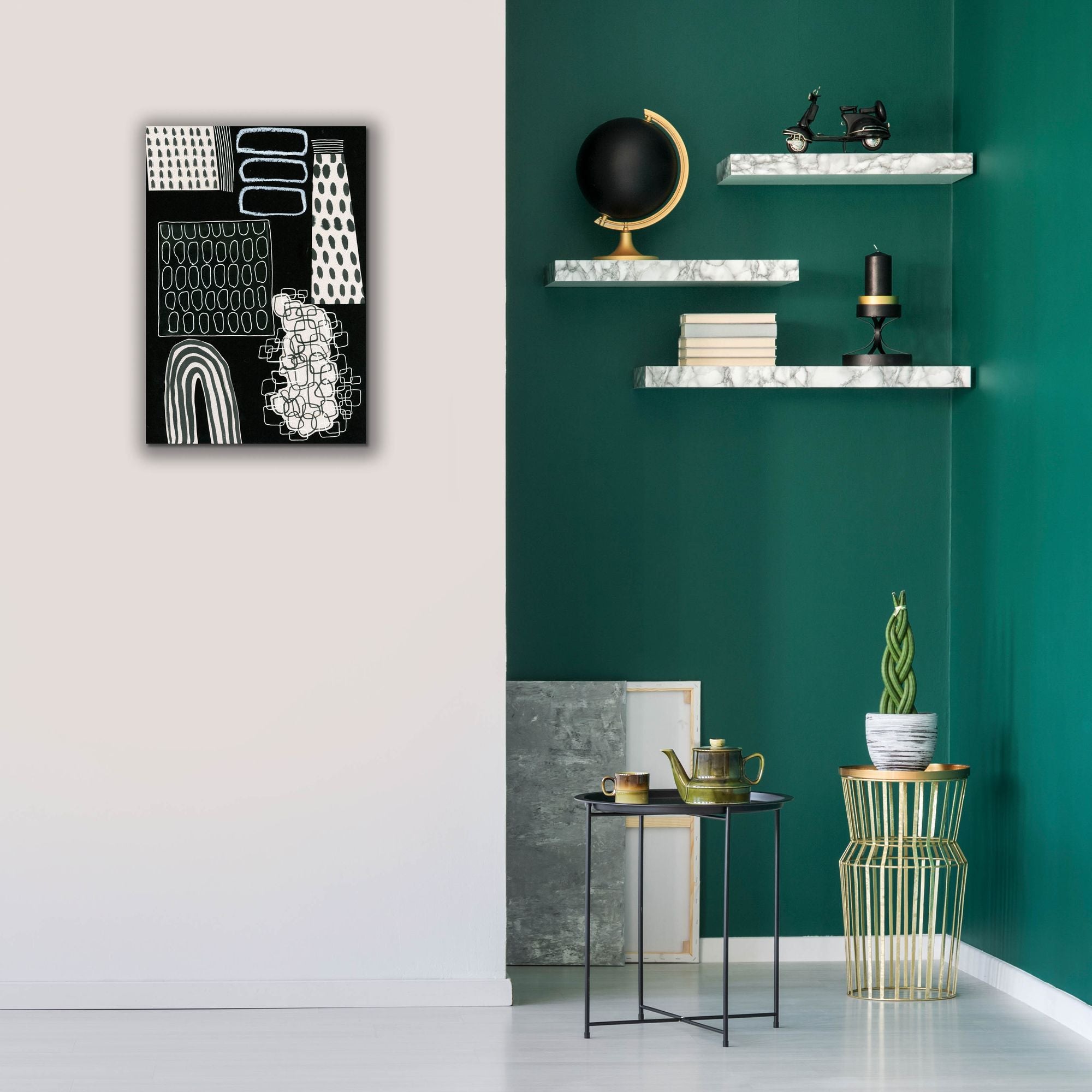'B&W Fun VII' by Regina Moore, Canvas Wall Art,18 x 26