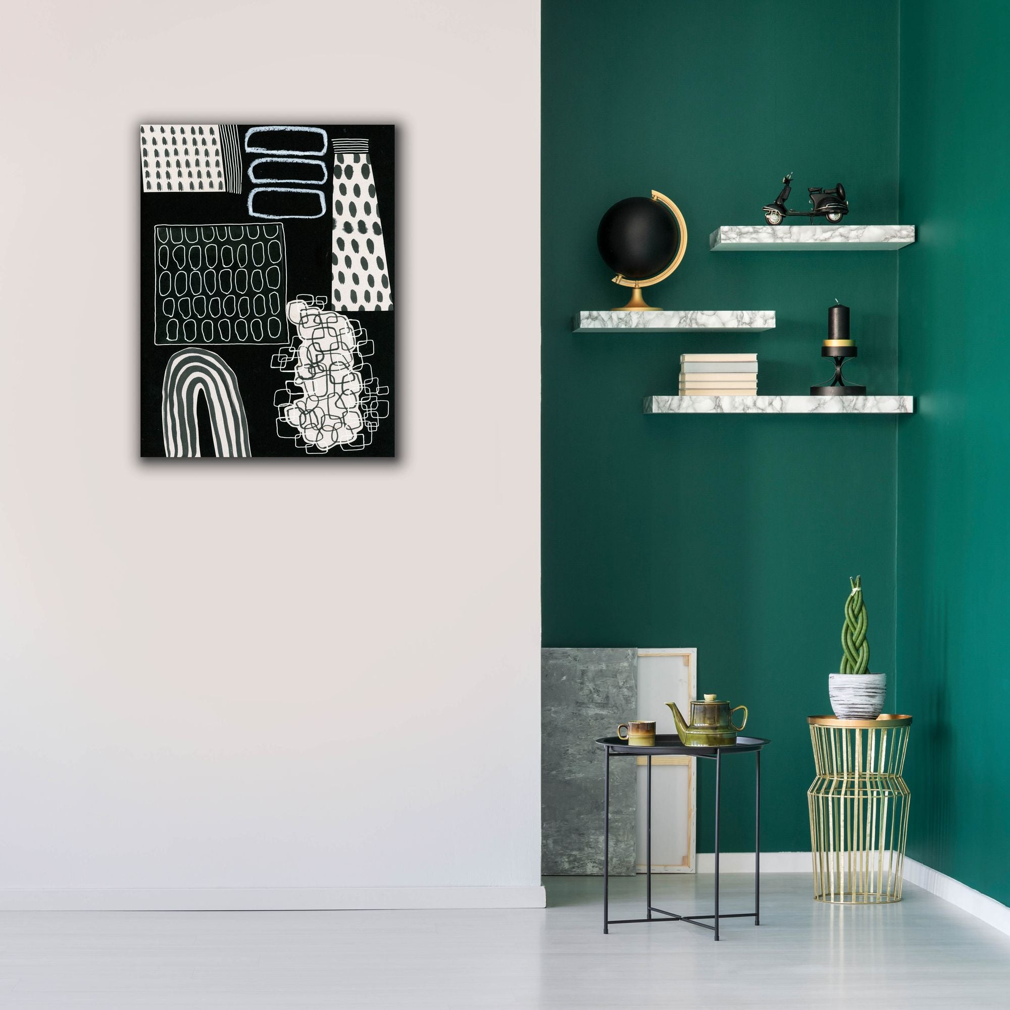 'B&W Fun VII' by Regina Moore, Canvas Wall Art,26 x 34