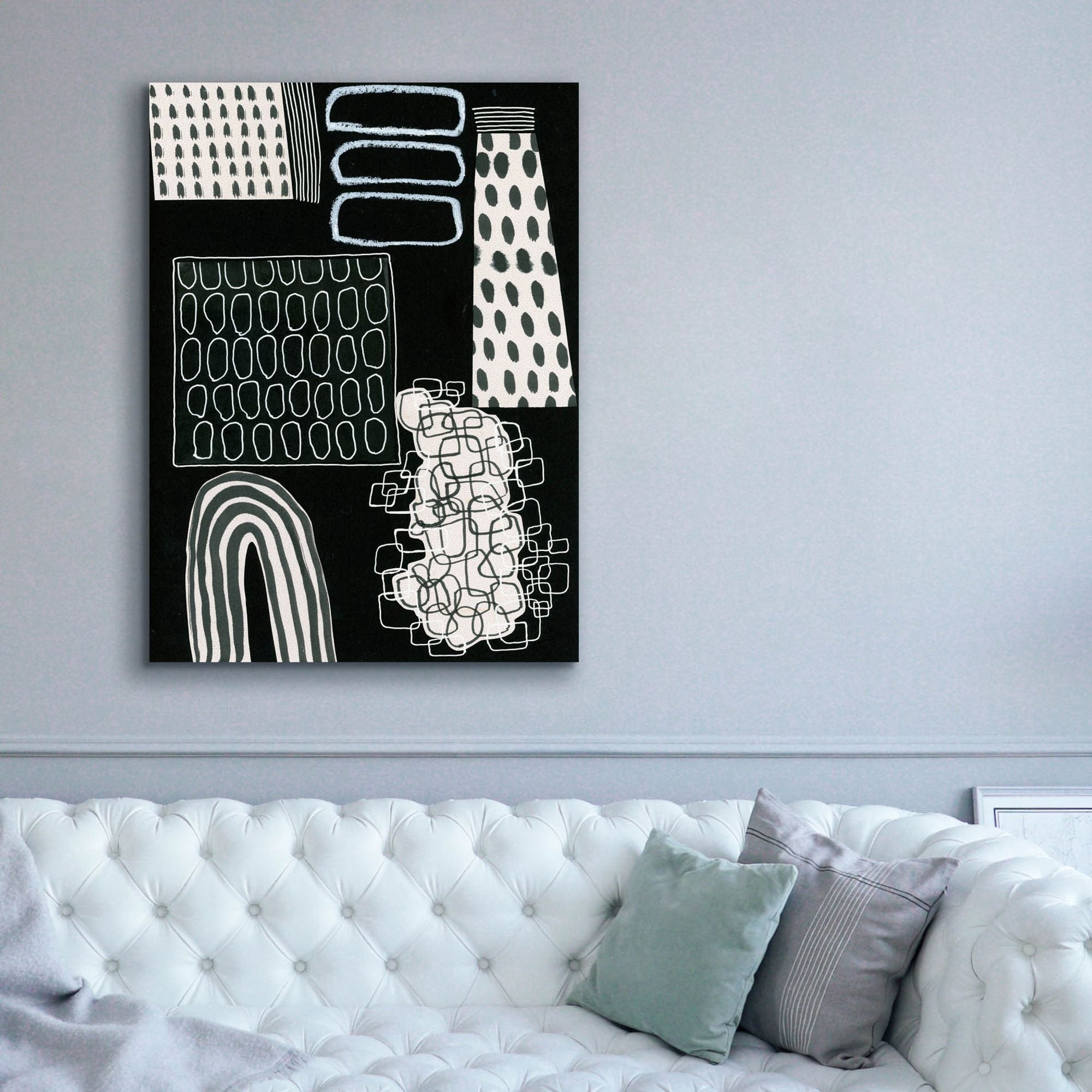 'B&W Fun VII' by Regina Moore, Canvas Wall Art,40x54