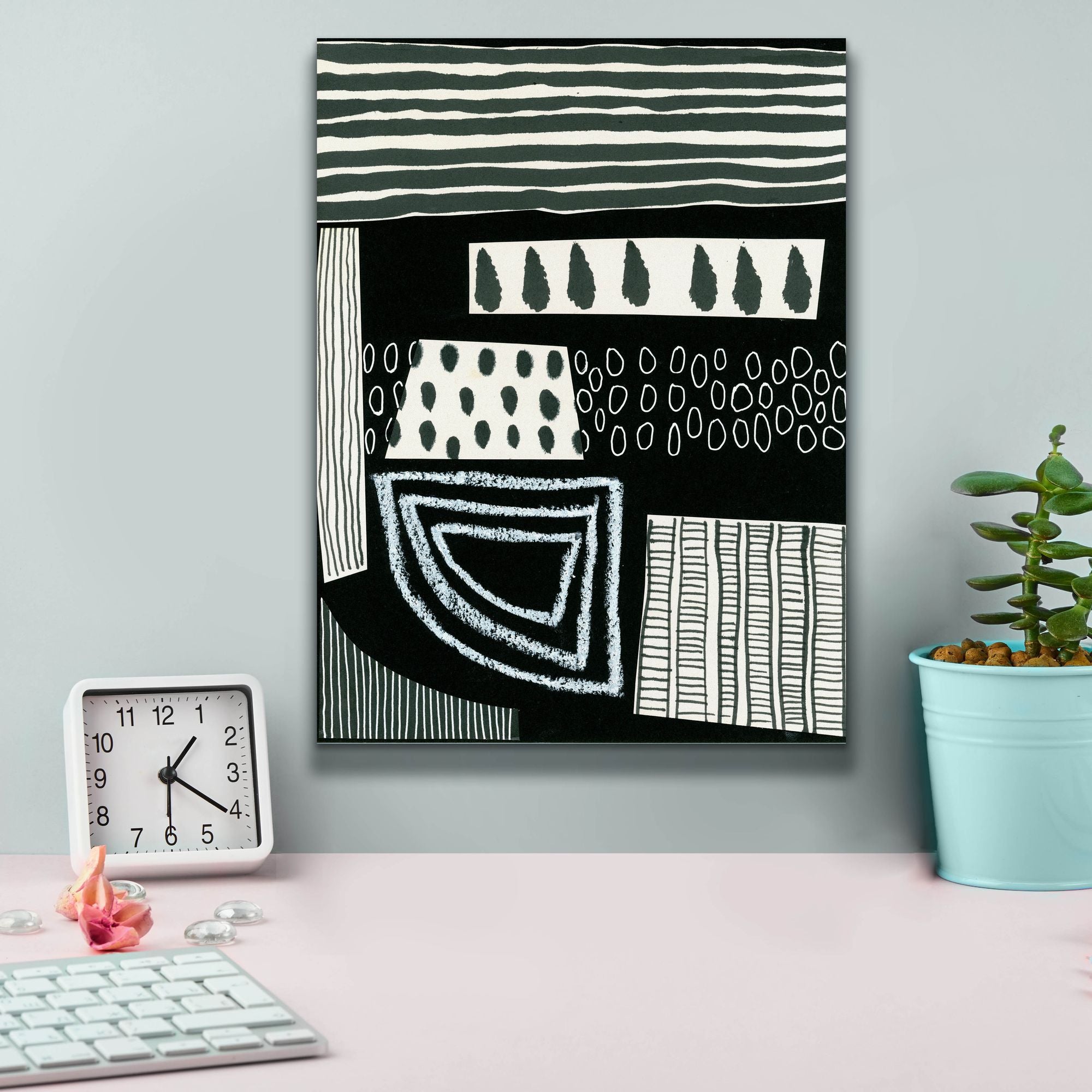 'B&W Fun VIII' by Regina Moore, Canvas Wall Art,12 x 16