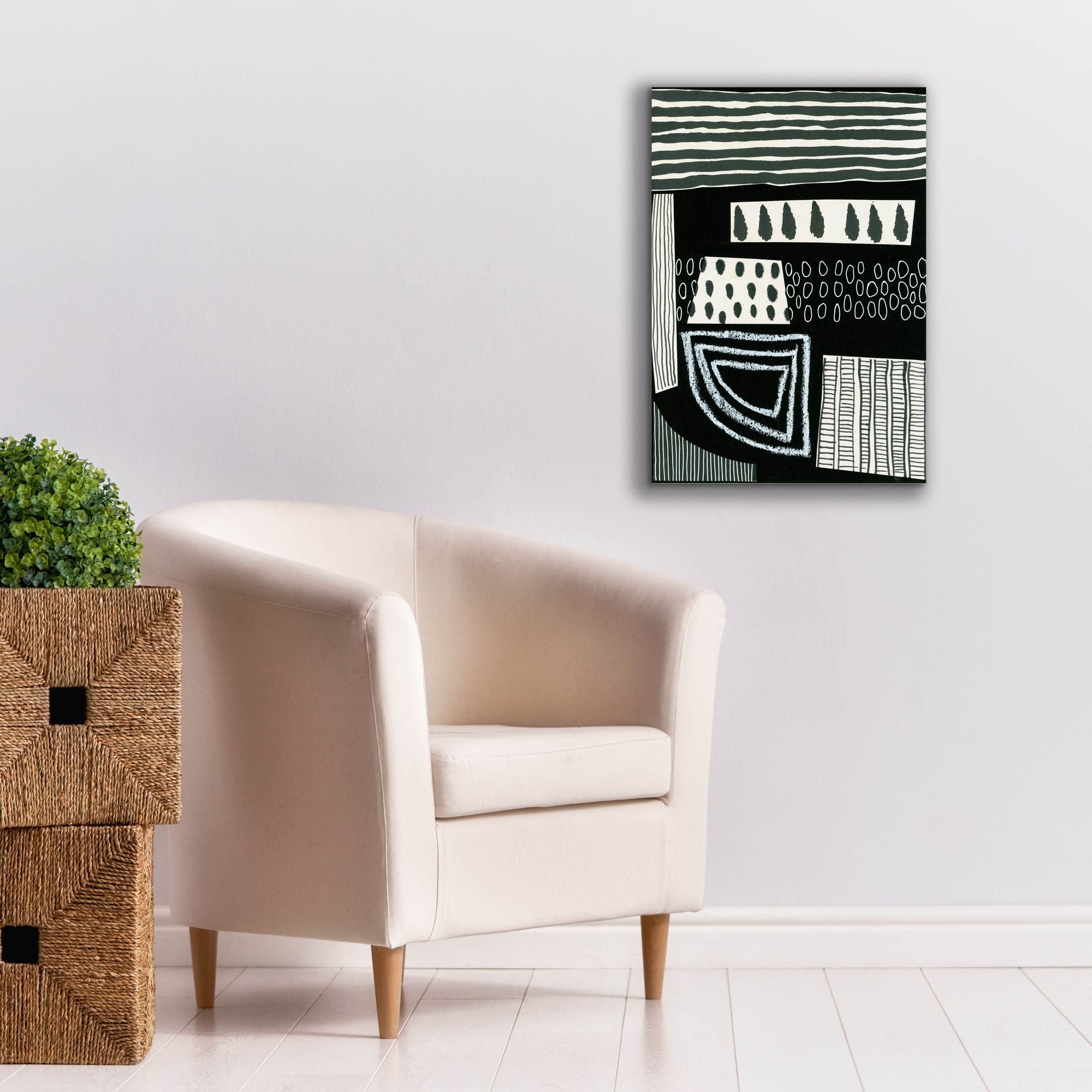 'B&W Fun VIII' by Regina Moore, Canvas Wall Art,18 x 26
