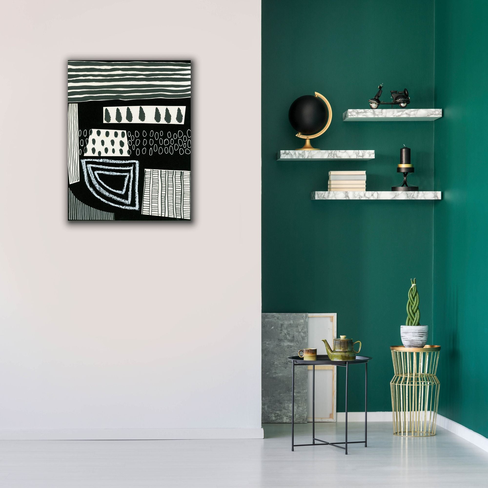 'B&W Fun VIII' by Regina Moore, Canvas Wall Art,26 x 34