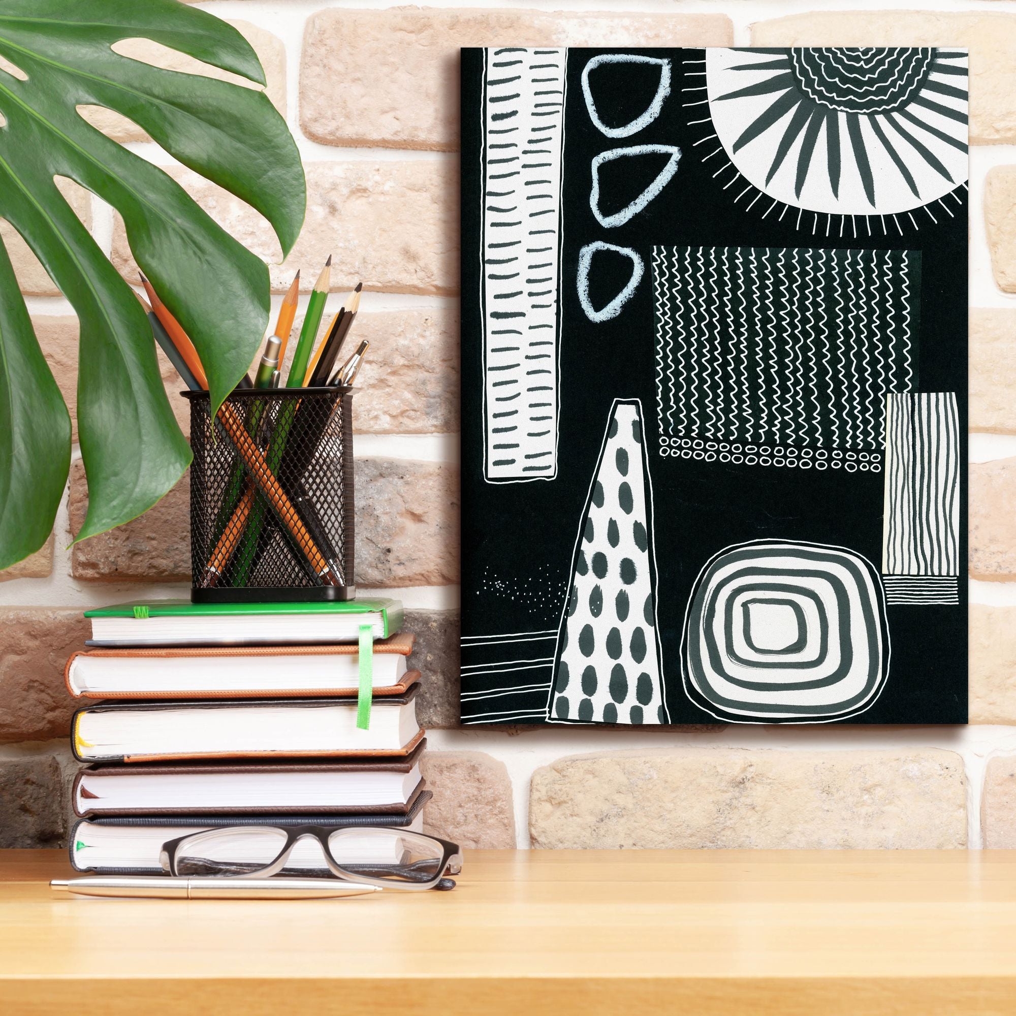 'B&W Fun IX' by Regina Moore, Canvas Wall Art,12 x 16