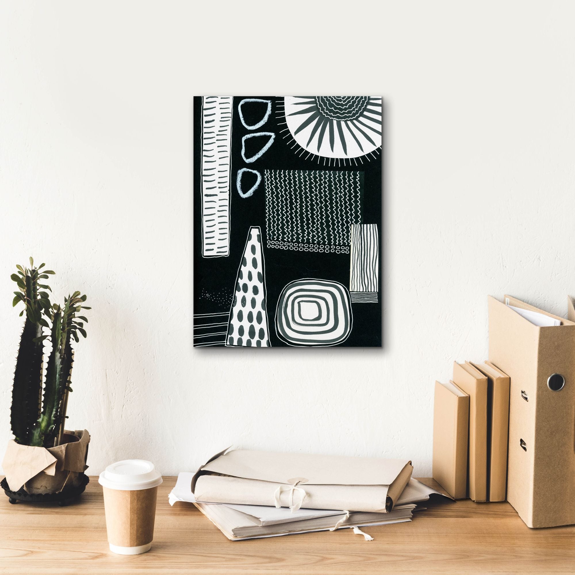 'B&W Fun IX' by Regina Moore, Canvas Wall Art,12 x 16