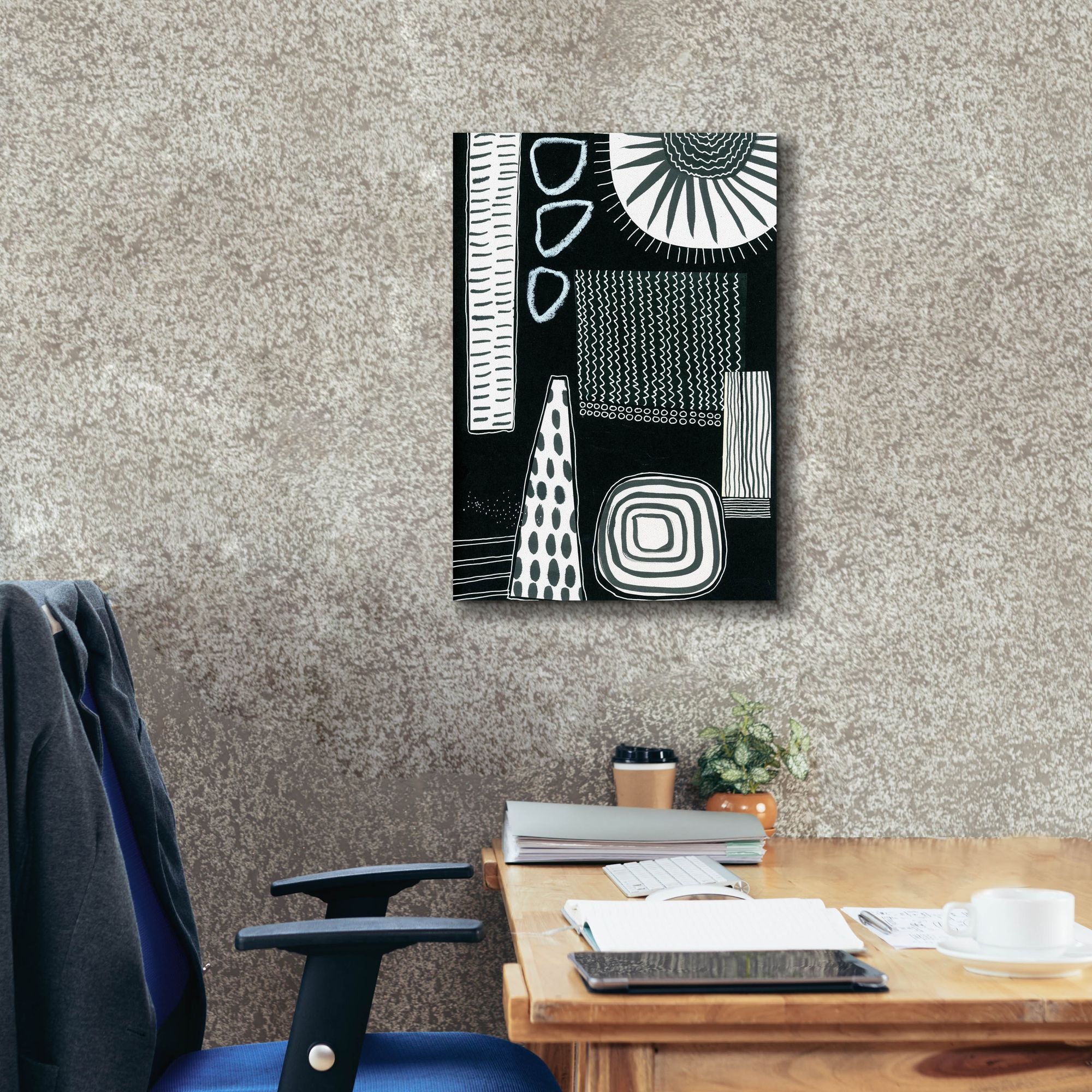 'B&W Fun IX' by Regina Moore, Canvas Wall Art,18 x 26