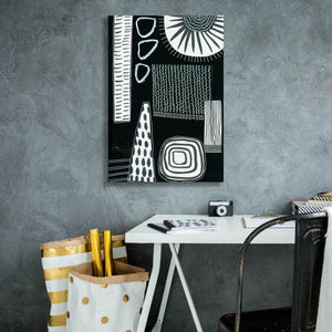 'B&W Fun IX' by Regina Moore, Canvas Wall Art,18 x 26