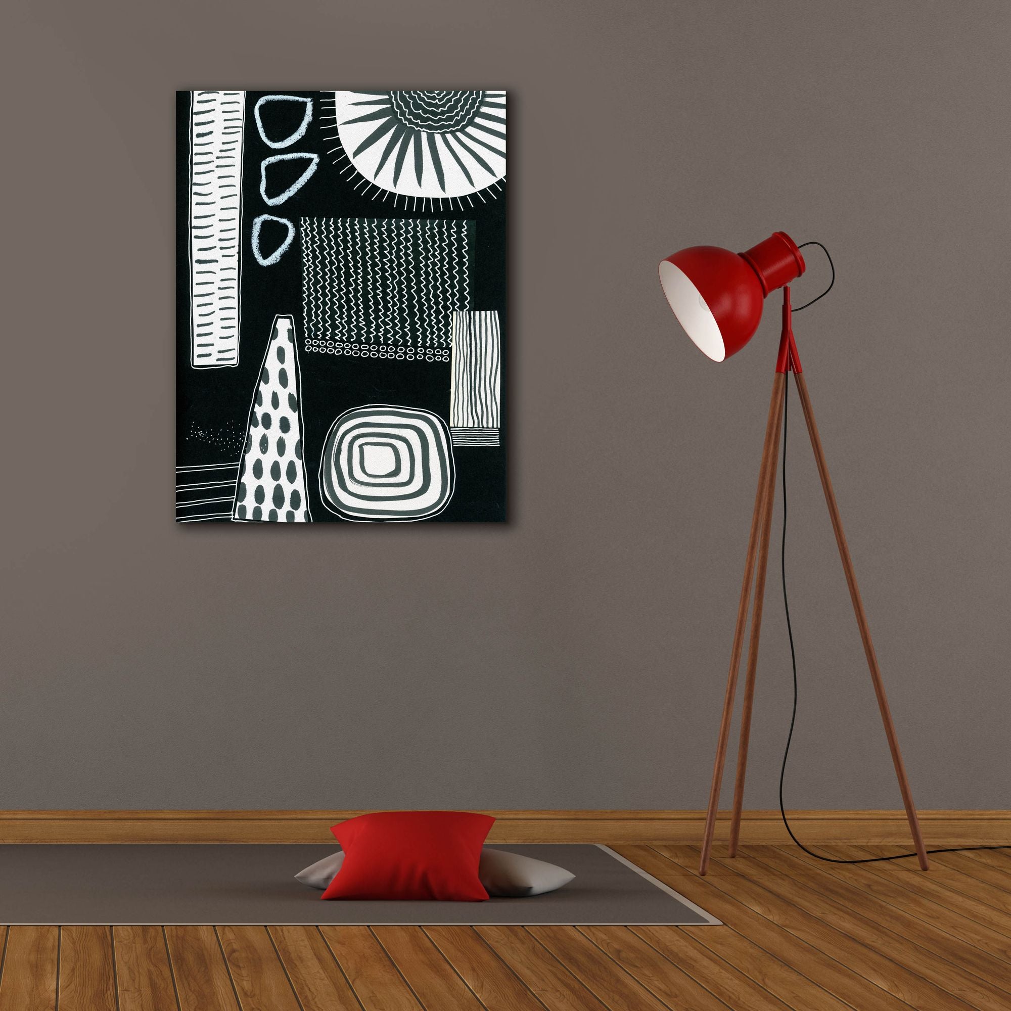 'B&W Fun IX' by Regina Moore, Canvas Wall Art,26 x 34