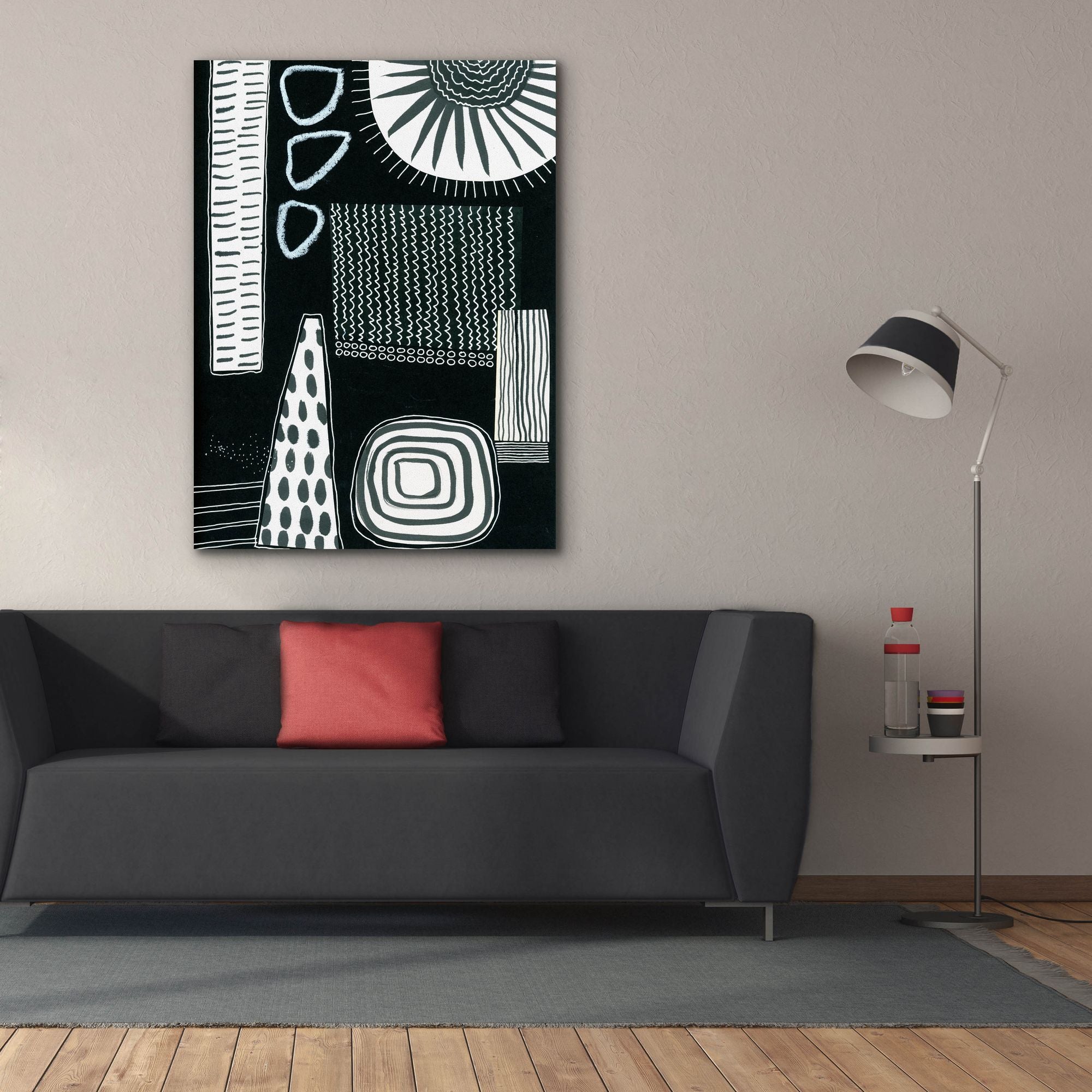 'B&W Fun IX' by Regina Moore, Canvas Wall Art,40x54