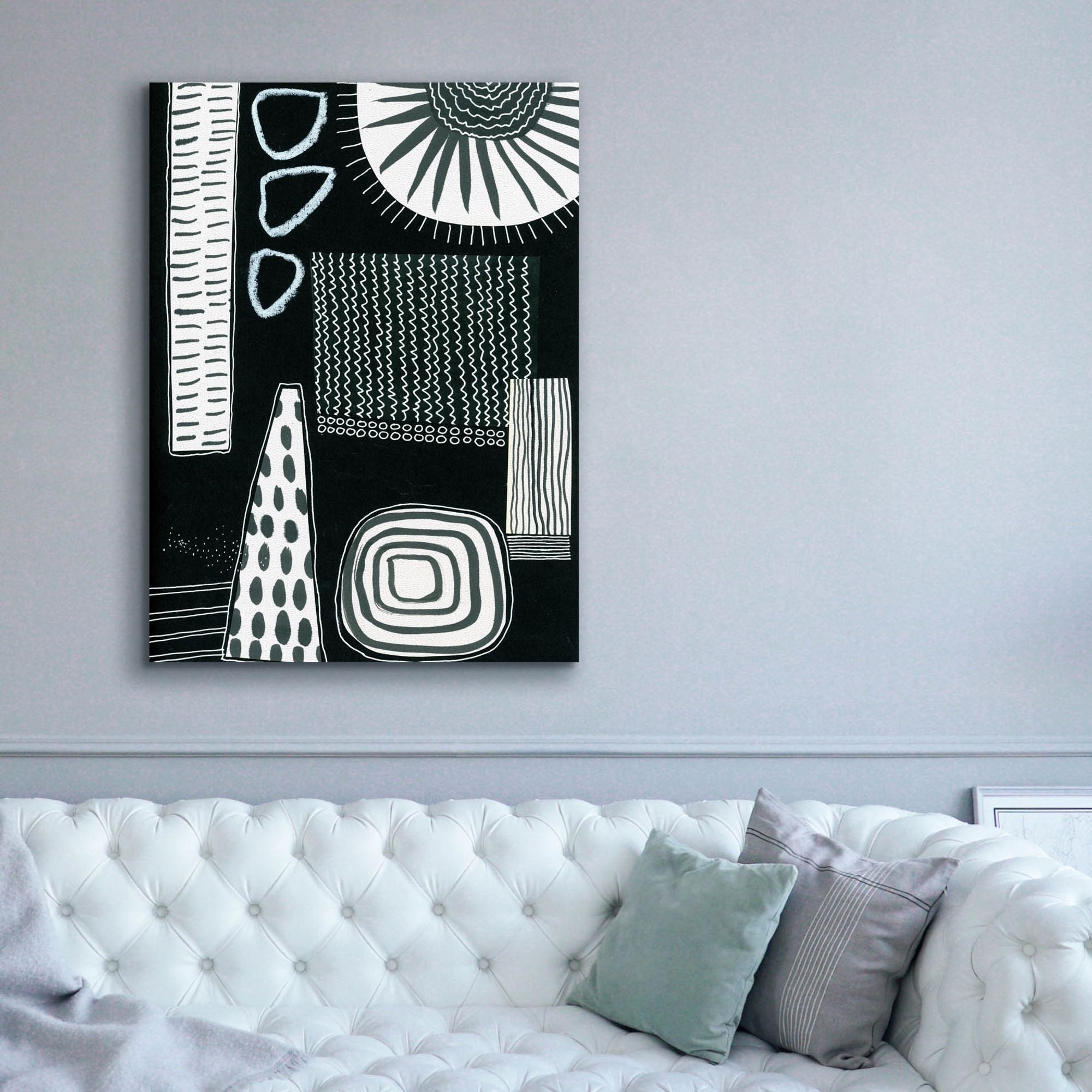 'B&W Fun IX' by Regina Moore, Canvas Wall Art,40x54