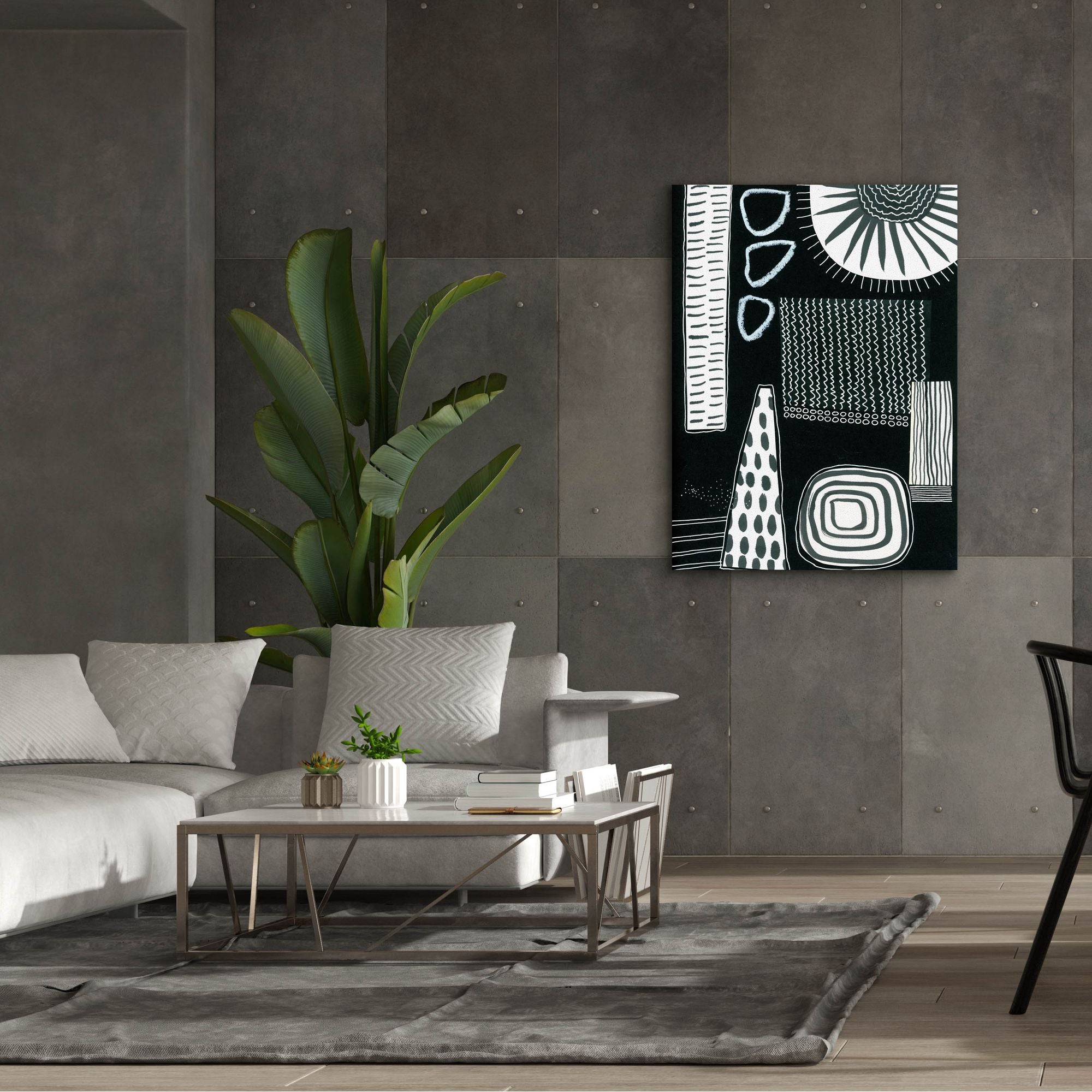 'B&W Fun IX' by Regina Moore, Canvas Wall Art,40x54