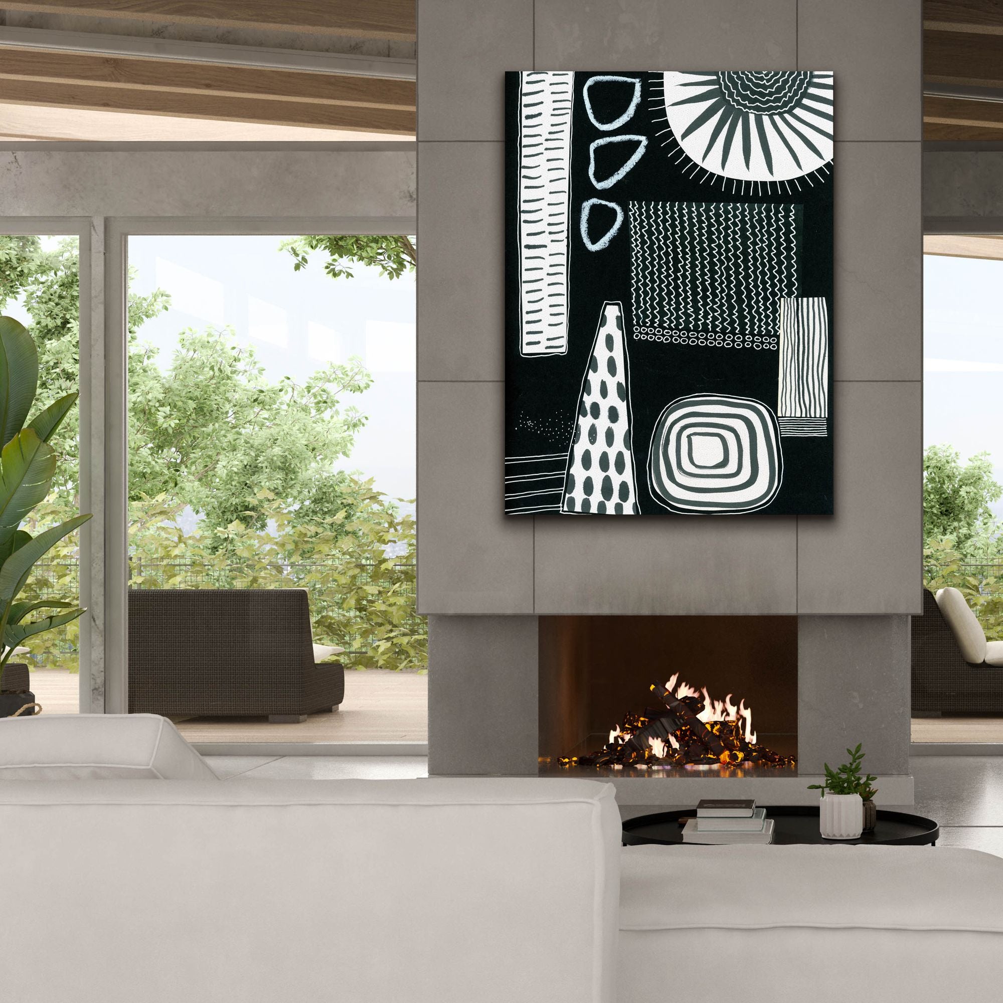 'B&W Fun IX' by Regina Moore, Canvas Wall Art,40x54