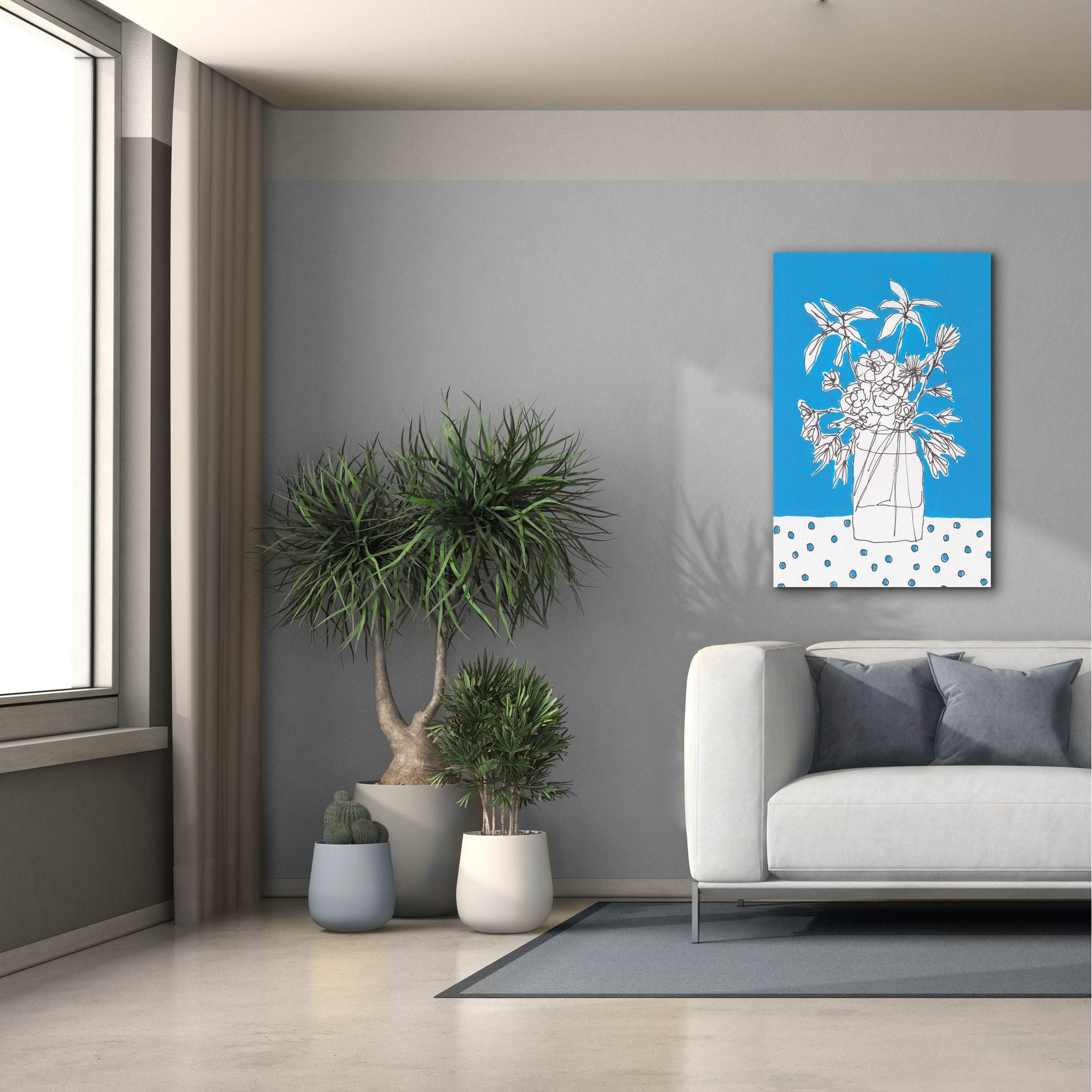 'Floral Jardiniere I' by Regina Moore, Canvas Wall Art,26x40